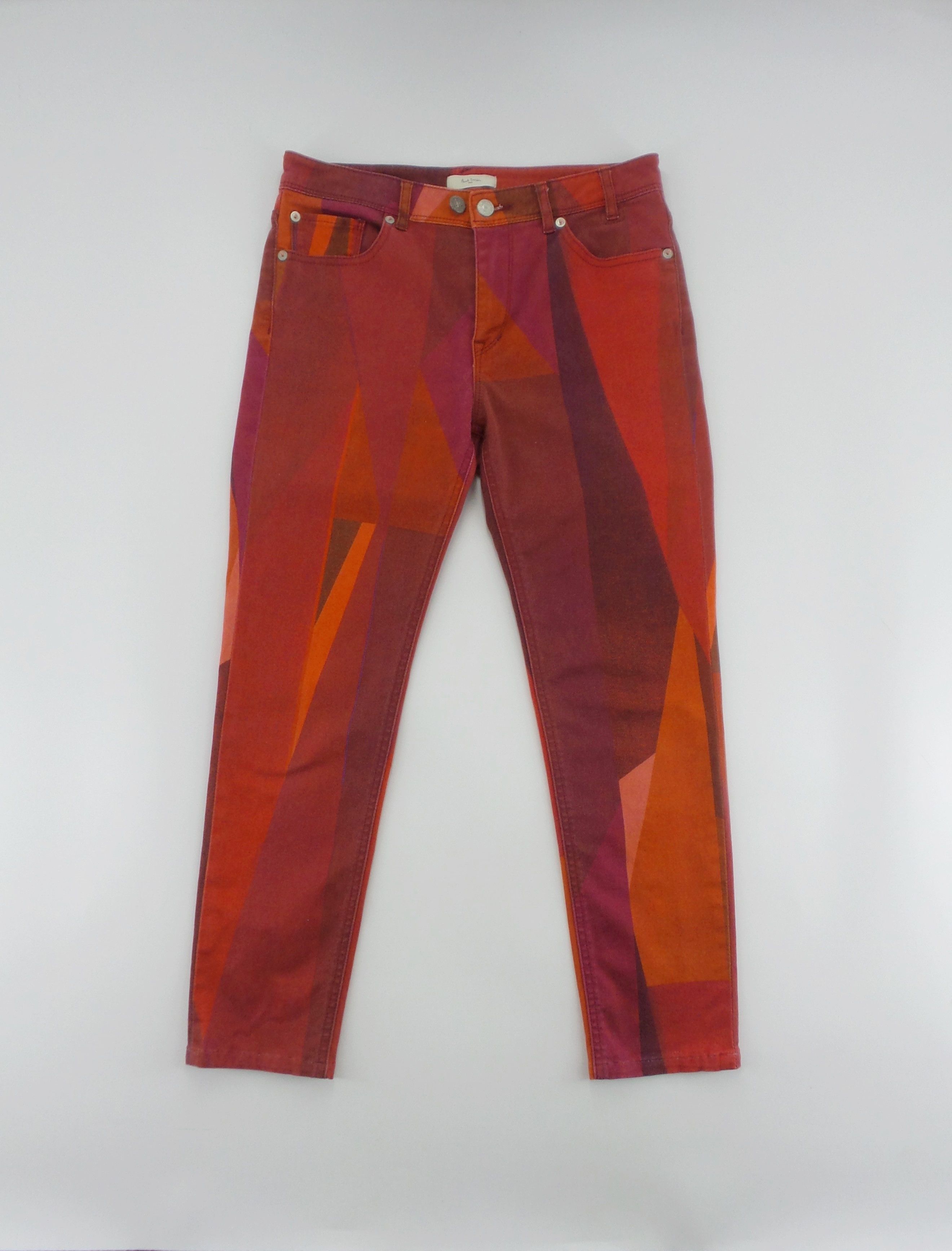 Designer × Paul Smith FOR HER Paul Smith Abstract Design Skinny Jeans W29xL34.5 Size US 29 - 1 Thumbnail