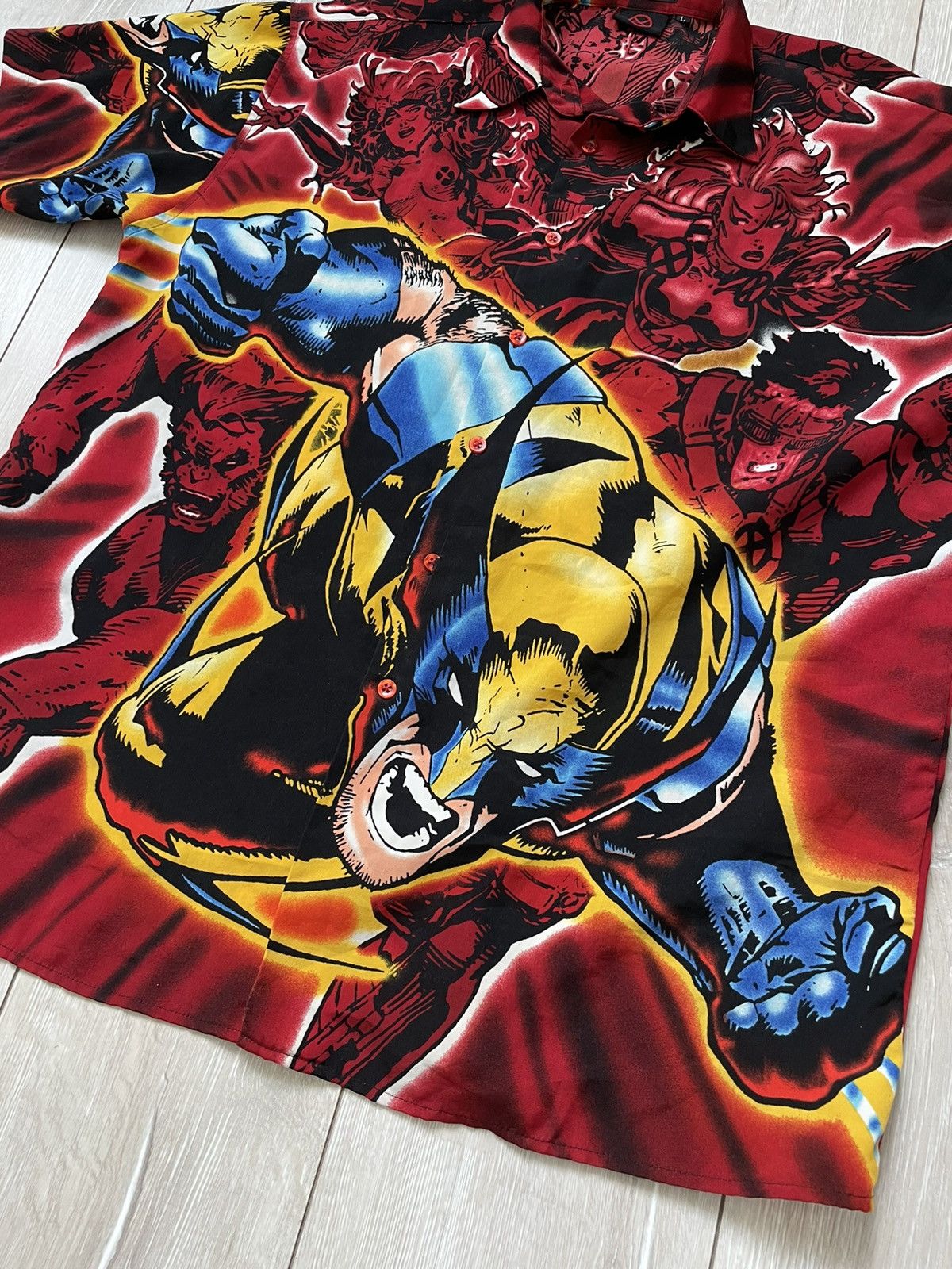 Top Vintage 2001 X-Men Button Up