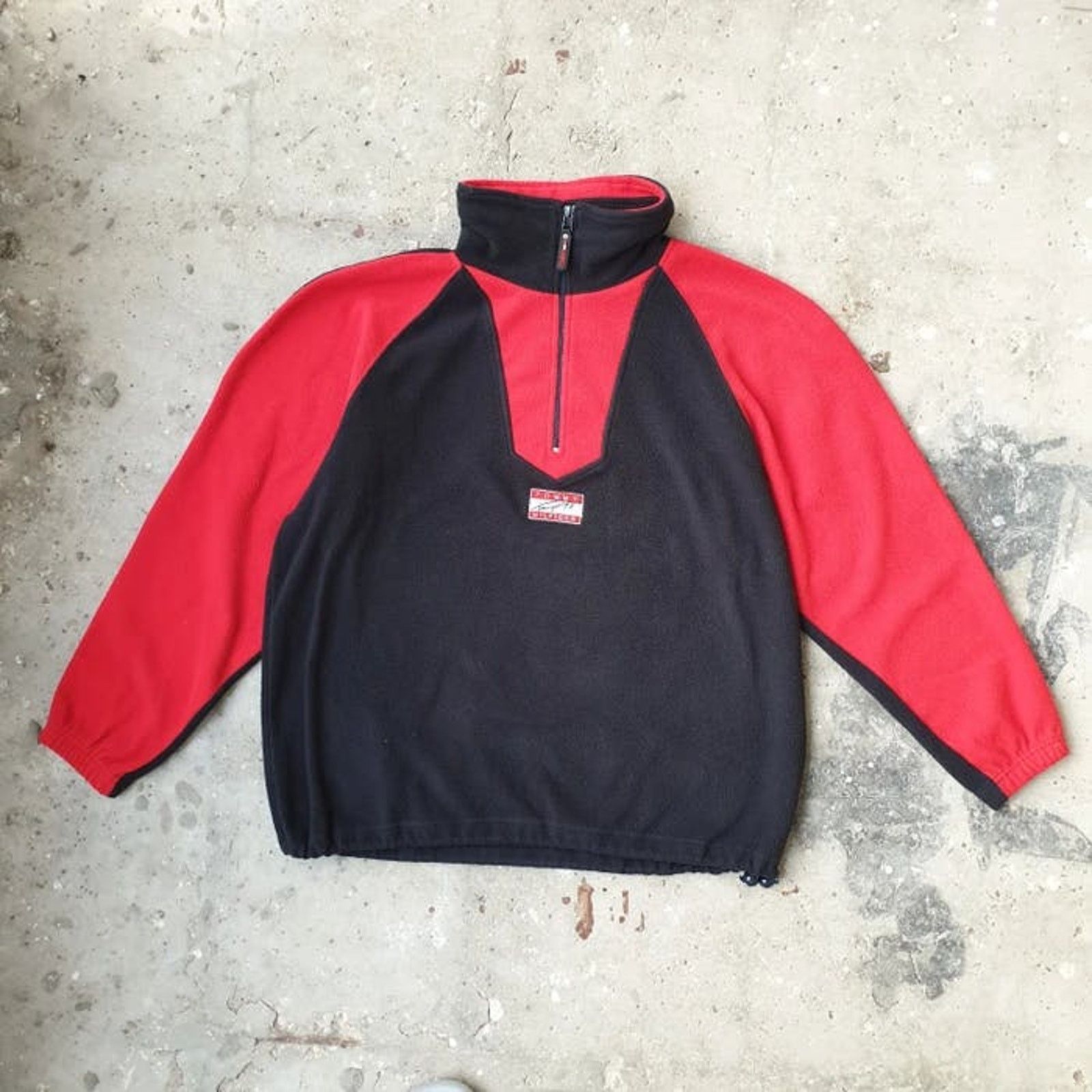 Tommy Hilfiger × Vintage Vintage Tommy Hilfiger Fleece Sweater with Logo on the back Size US M / EU 48-50 / 2 - 2 Thumbnail