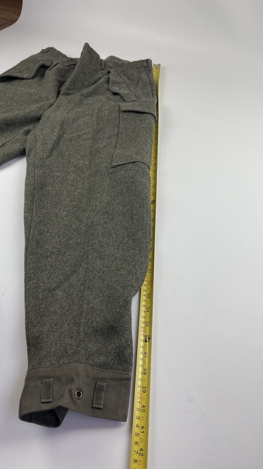 Vintage Vtg 1978 Swedish Military Khaki Suit Coat Pants Size 42R - 22 Thumbnail