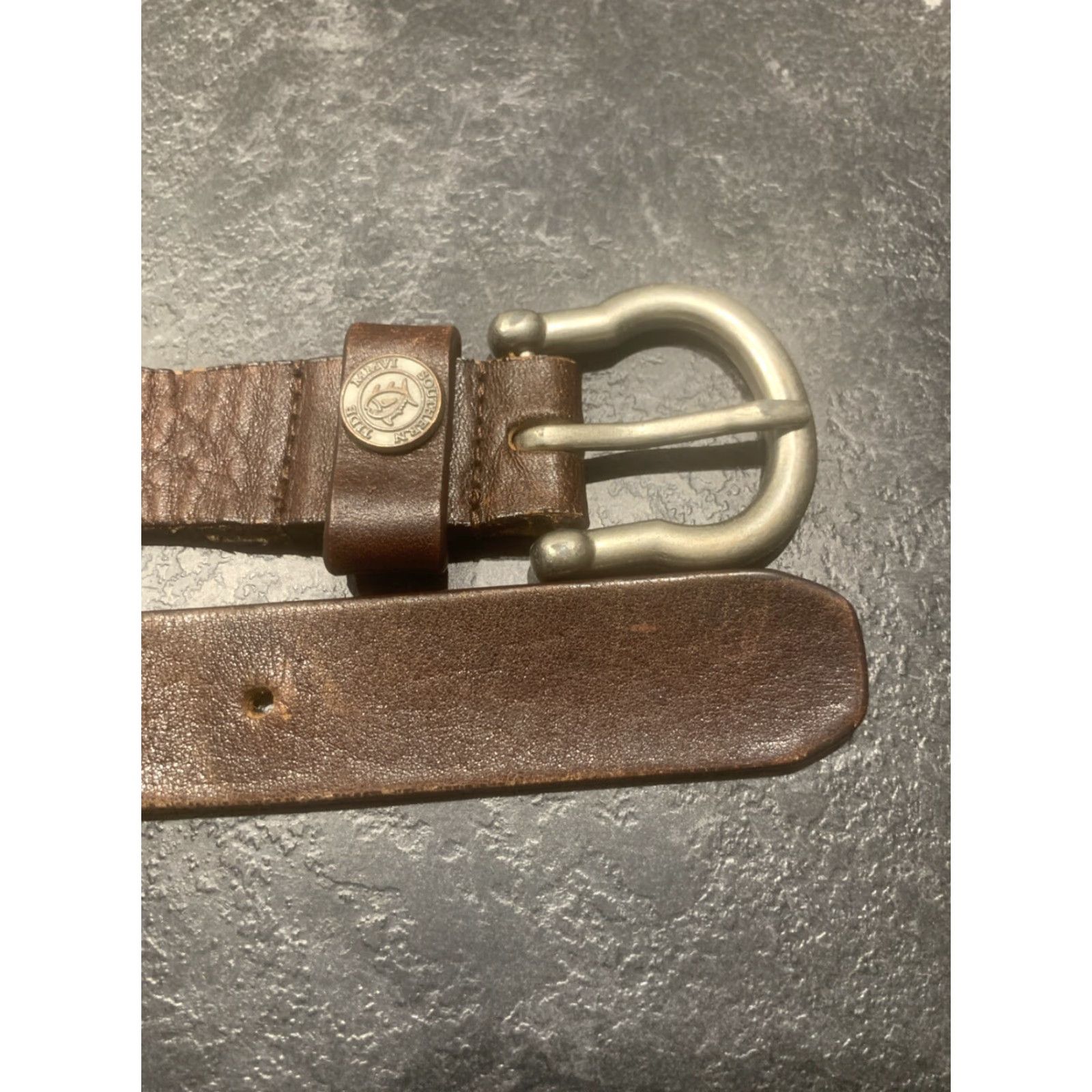 Southern Tide Southern Tide Leather Belt Men's 32 Blue Fish Embroidered Golf Mens Size 32 - 2 Thumbnail
