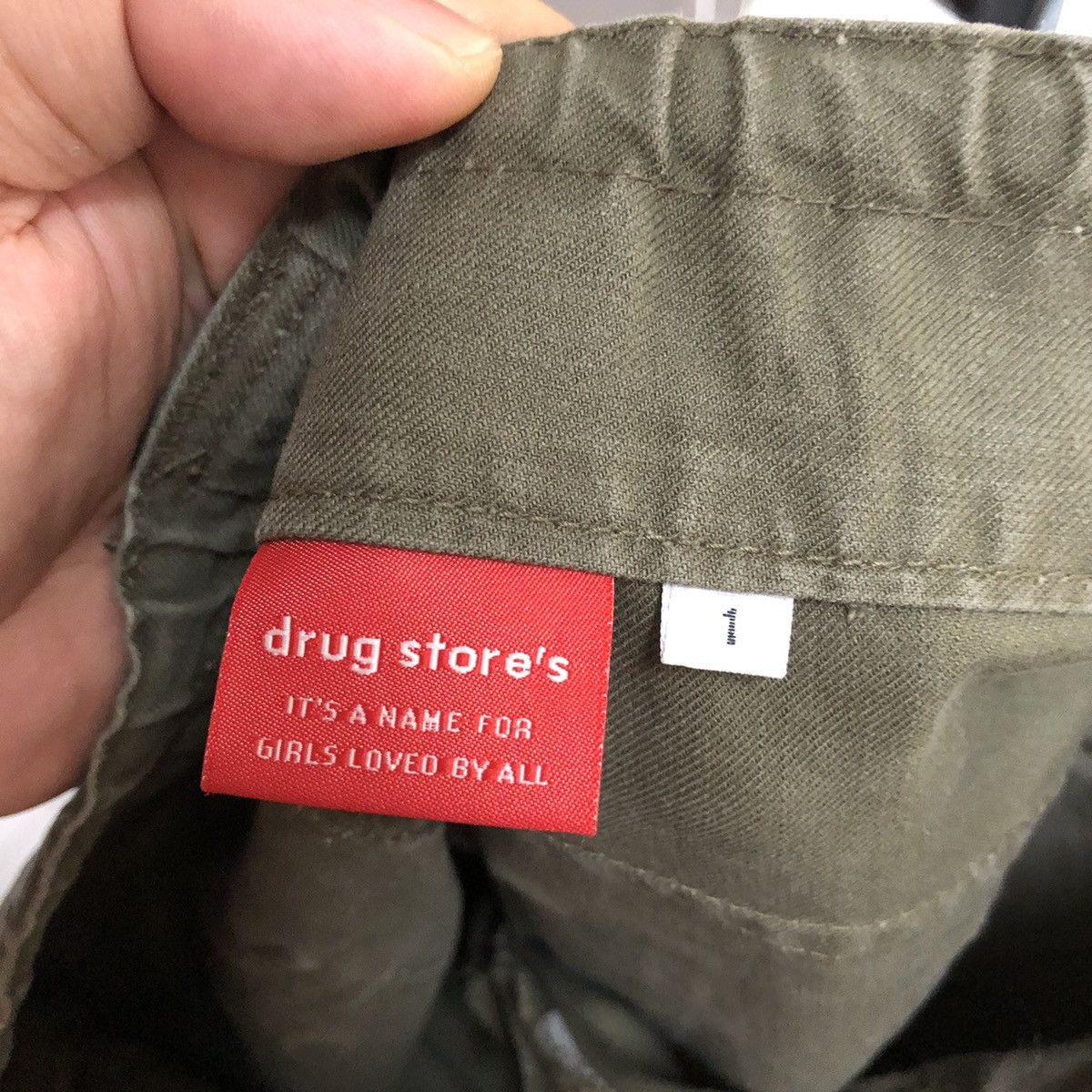 Japanese Brand Drug Store Green Cargo Multipocket Pants #A2418 Size US 27 - 20 Thumbnail