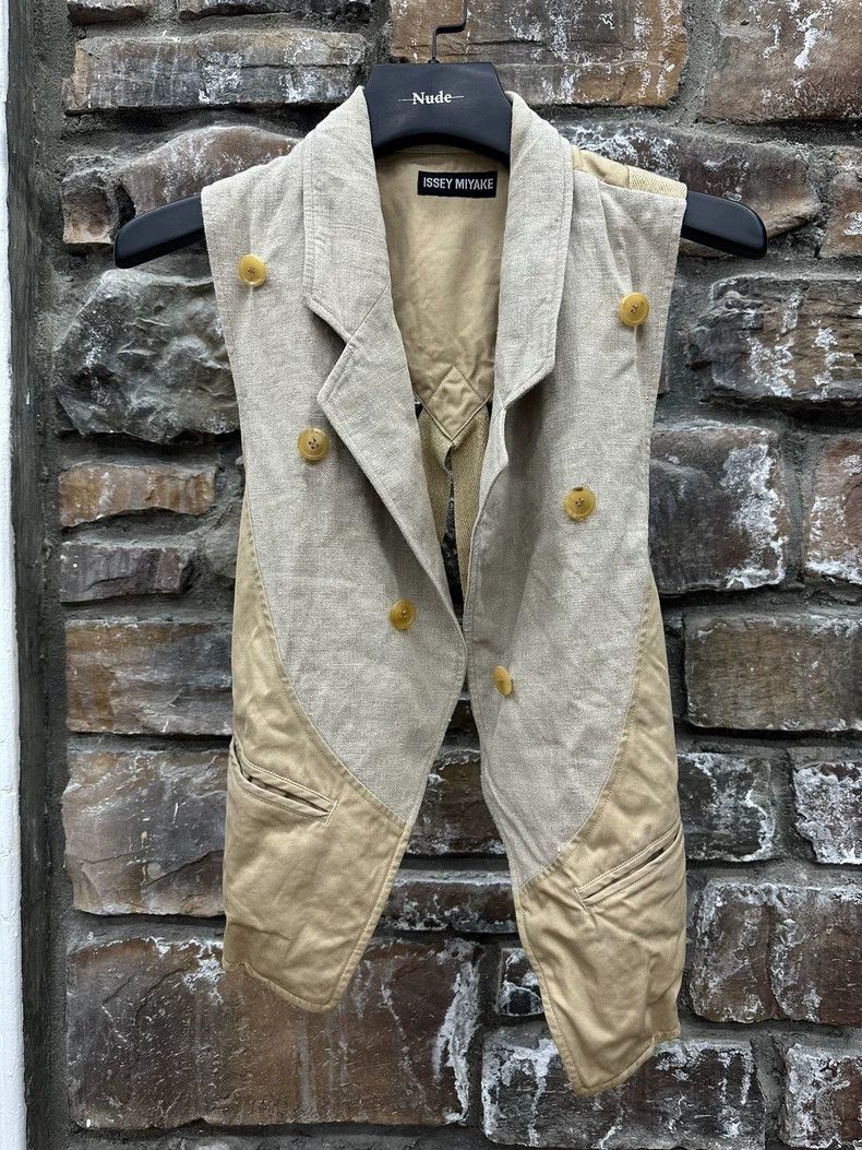 Issey Miyake Issey Miyake White deconstructed linen suit Size S / US 4 / IT 40 - 5 Thumbnail