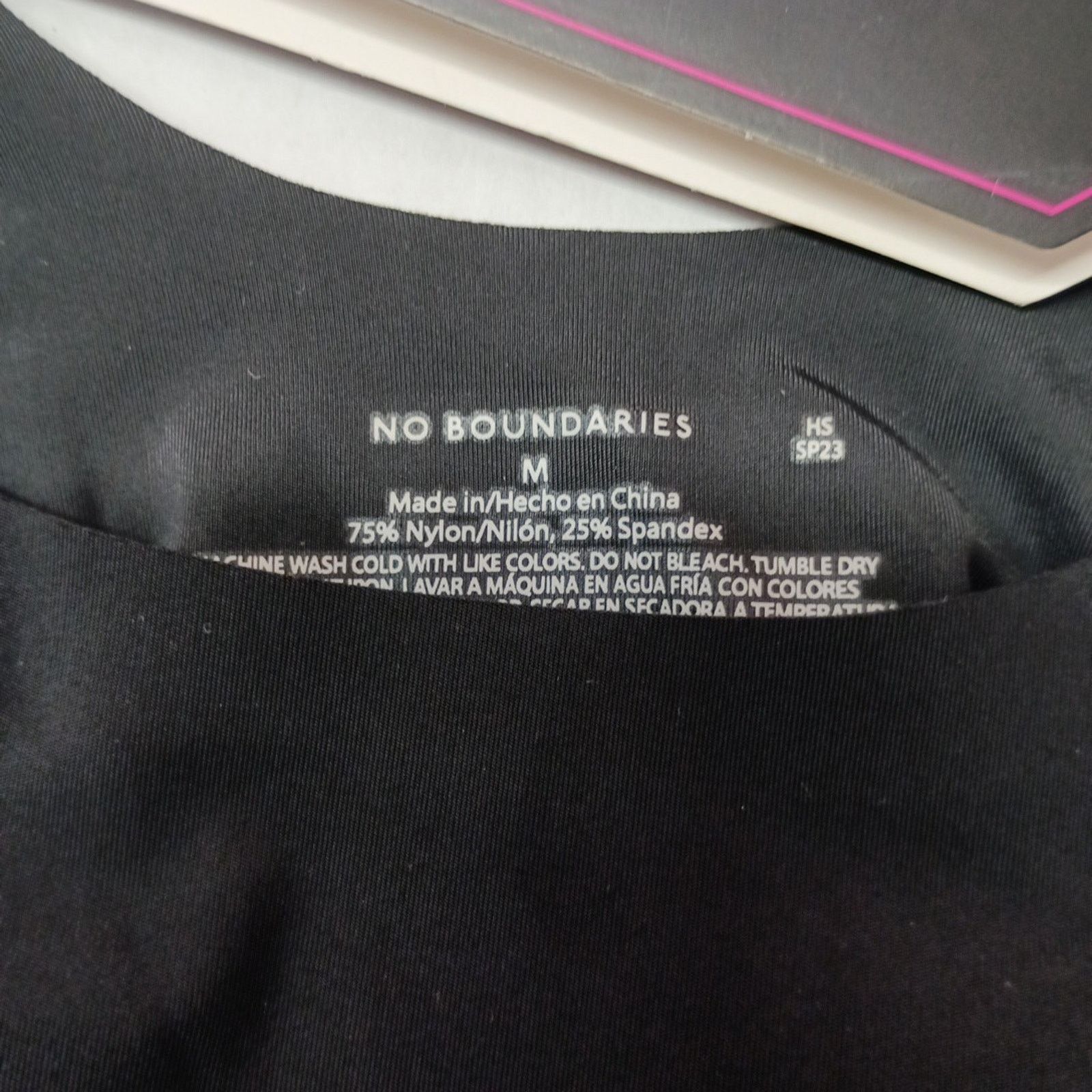 Other No Boundaries Scoop Bralette Padded Pullover Black Juniors M Size ONE SIZE - 2 Thumbnail