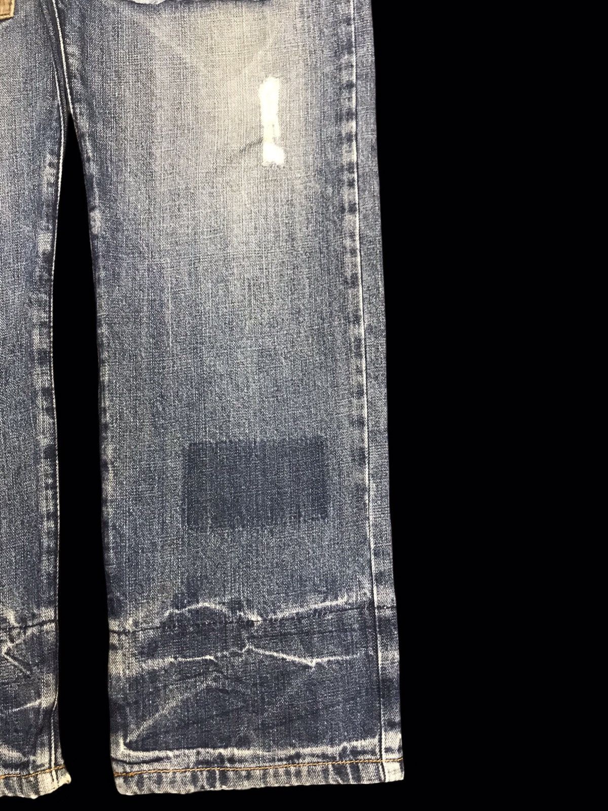 Japanese Brand 💥DENIM ART💥SACRIFICE Japan Destroyed Patchwork Denim F156 Size US 34 / EU 50 - 7 Thumbnail