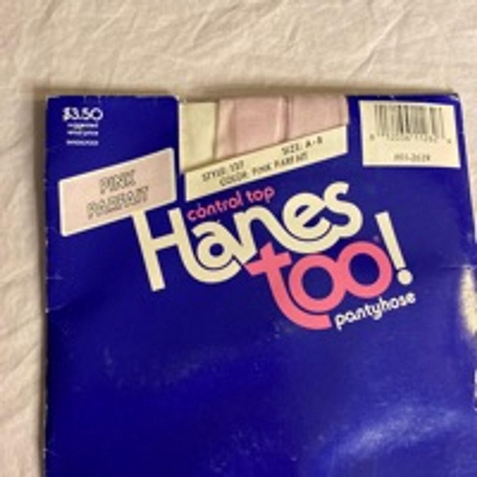 Hanes Vintage Hanes Too! Pink Parfait Pantyhose Control Top A-B Size ONE SIZE - 2 Thumbnail