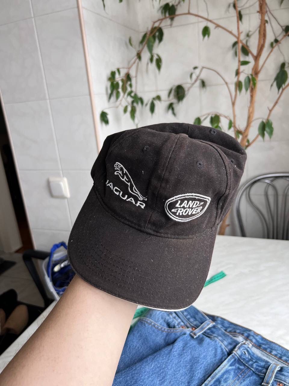 Japanese Brand VINTAGE CAP HAT LAND ROVER JAGUAR RACING AUTO BLACK FADED Size ONE SIZE - 9 Thumbnail