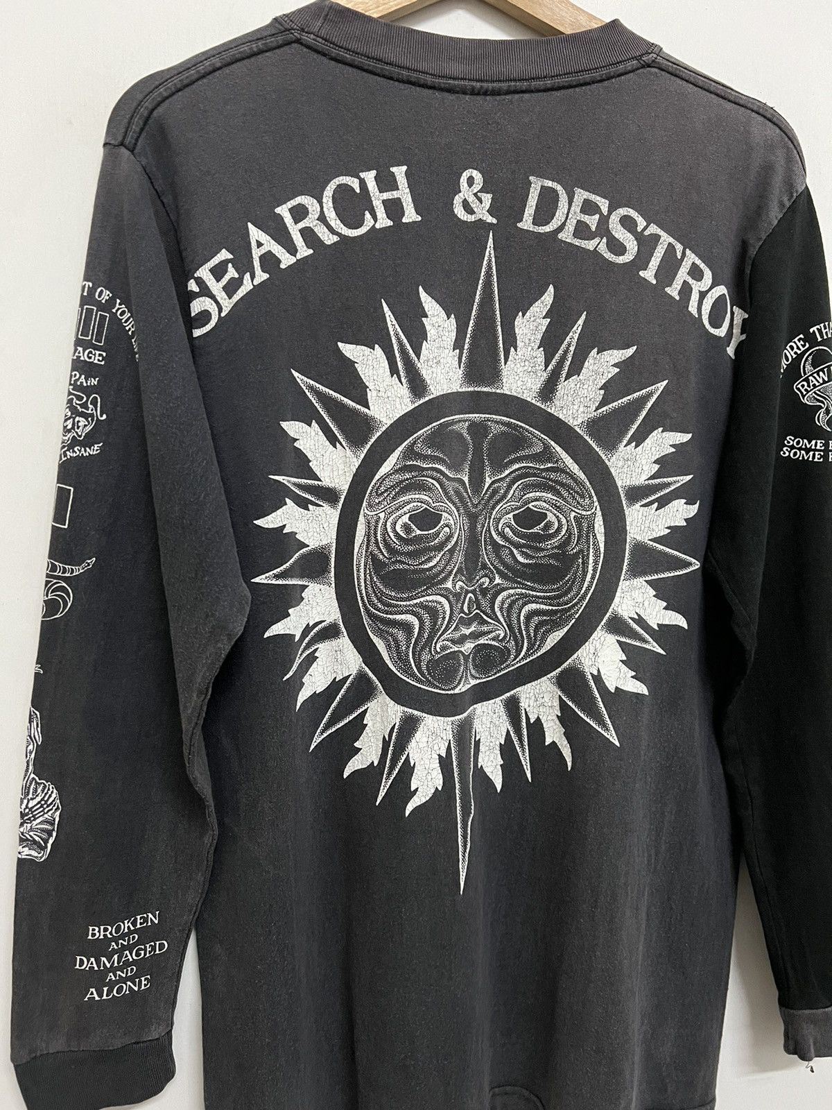 Band Tees Vintage 90s Henry Rollins Search & Destroy Tattoo Tee Size US M / EU 48-50 / 2 - 10 Thumbnail