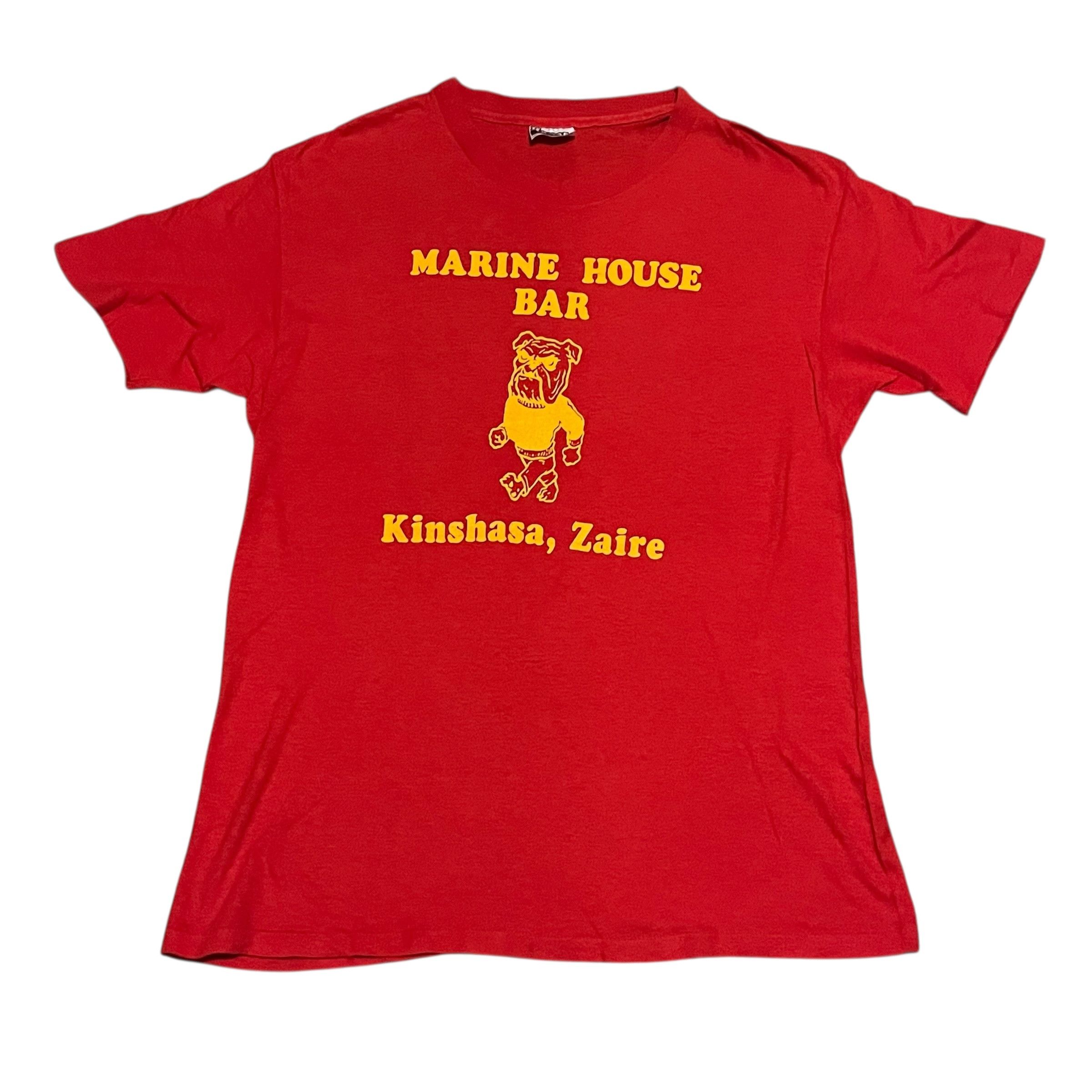 Hanes × Vintage VINTAGE Marine Corps Bar Bulldog T Shirt Size US L / EU 52-54 / 3 - 1 Thumbnail