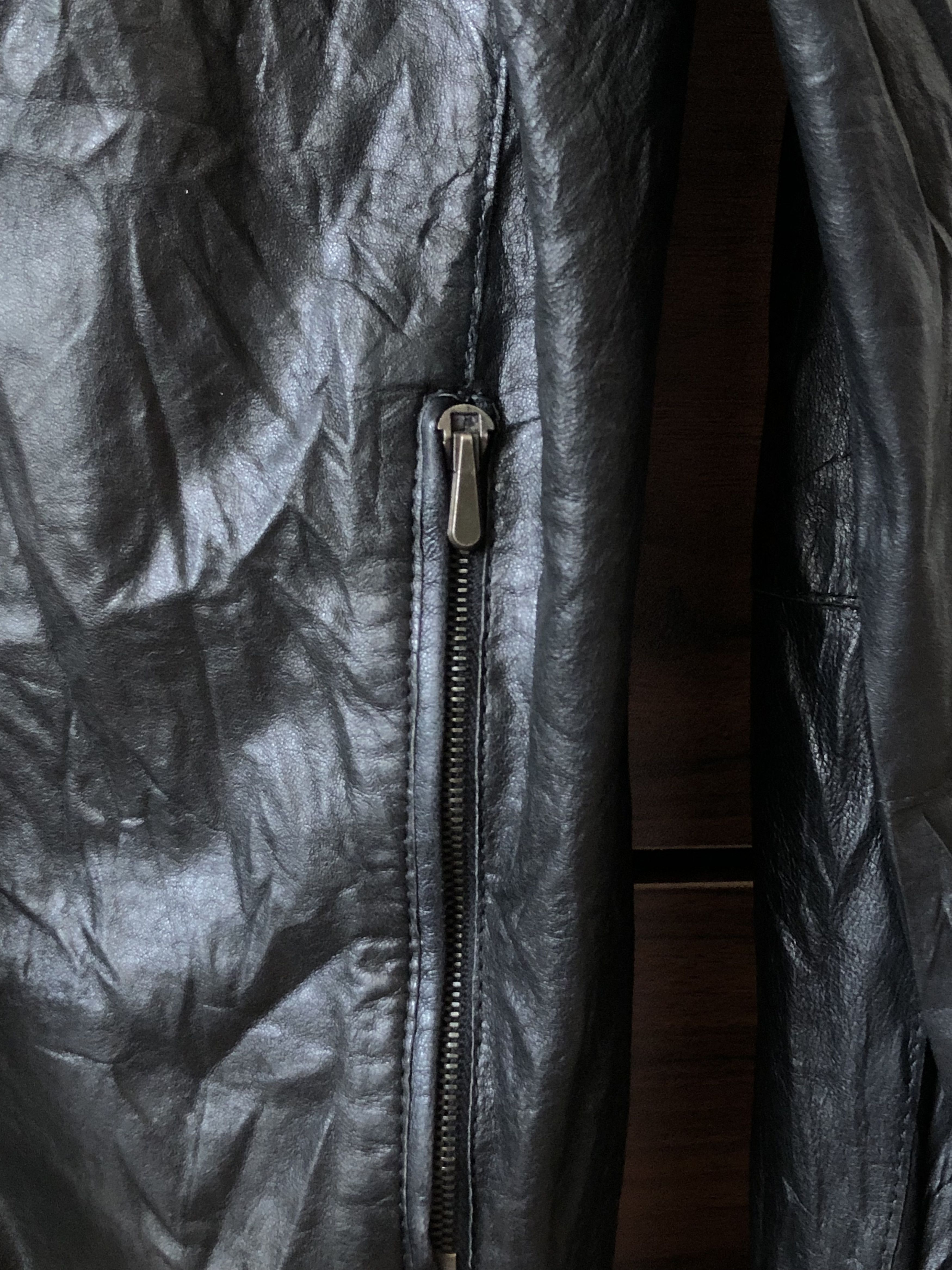 Jil Sander RARE🔥SS06 JIL SANDER BY RAF SIMONS BIKER LAMBSKIN Size S / US 4 / IT 40 - 7 Thumbnail