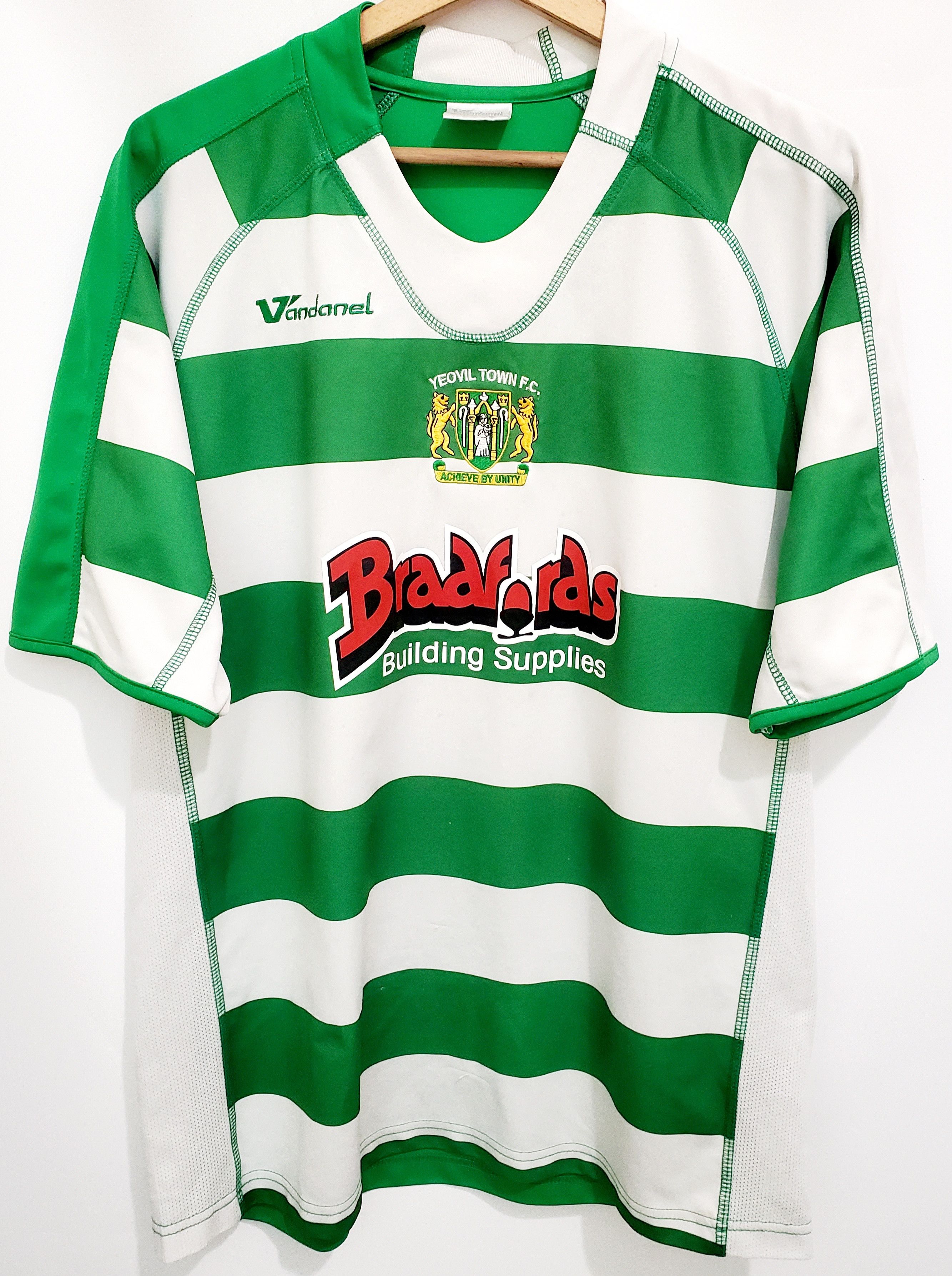 Vintage YEOVIL TOWN 2007 2009 HOME FOOTBALL SOCCER JERSEY VANDANEL L Size US L / EU 52-54 / 3 - 1 Thumbnail