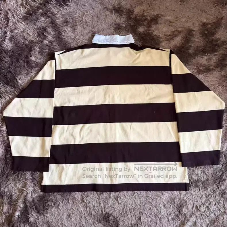 Balenciaga Balenciaga Striped Polo Long Sleeve Size US S / EU 44-46 / 1 - 2 Thumbnail