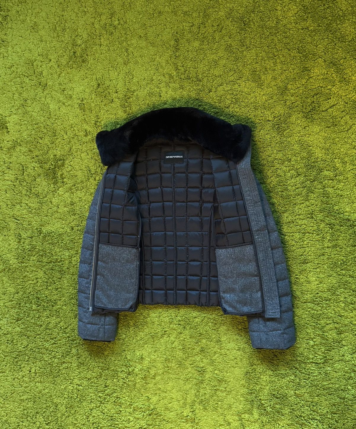 Armani × Emporio Armani Emporio Armani down puffer wool jacket Size M / US 6-8 / IT 42-44 - 2 Thumbnail