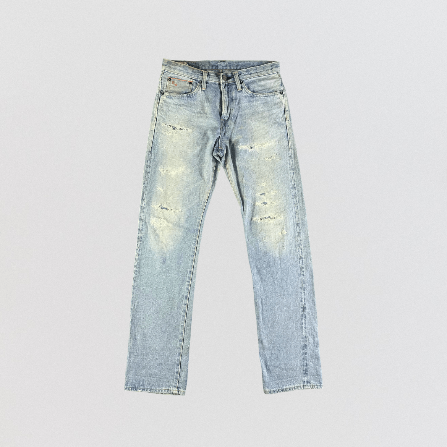 Edwin Vintage Light Wash Edwin 505 Selvedge Jeans-JM3628 Size US 32 / EU 48 - 1 Thumbnail