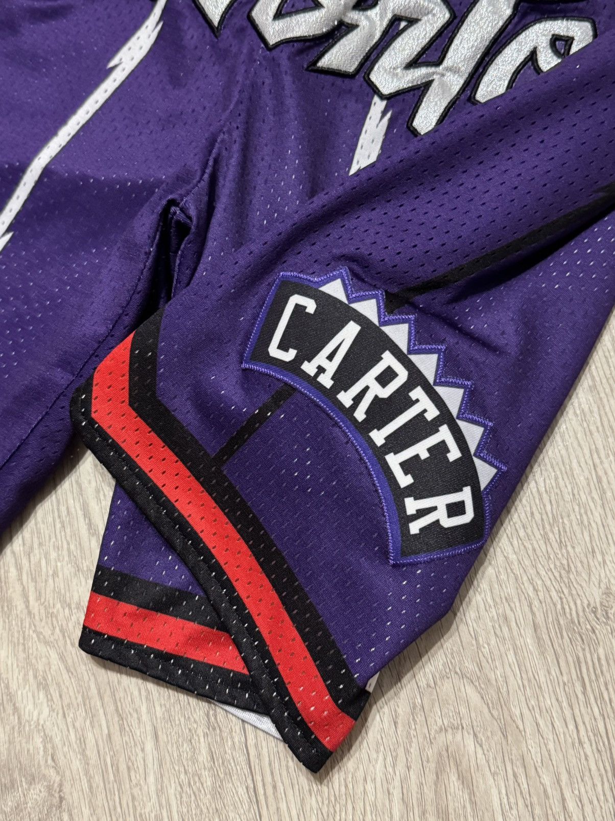 NBA 🔷NBA Toronto Raptors Vince Carter #15 Basketball Shorts🔷 Size US 34 / EU 50 - 4 Thumbnail