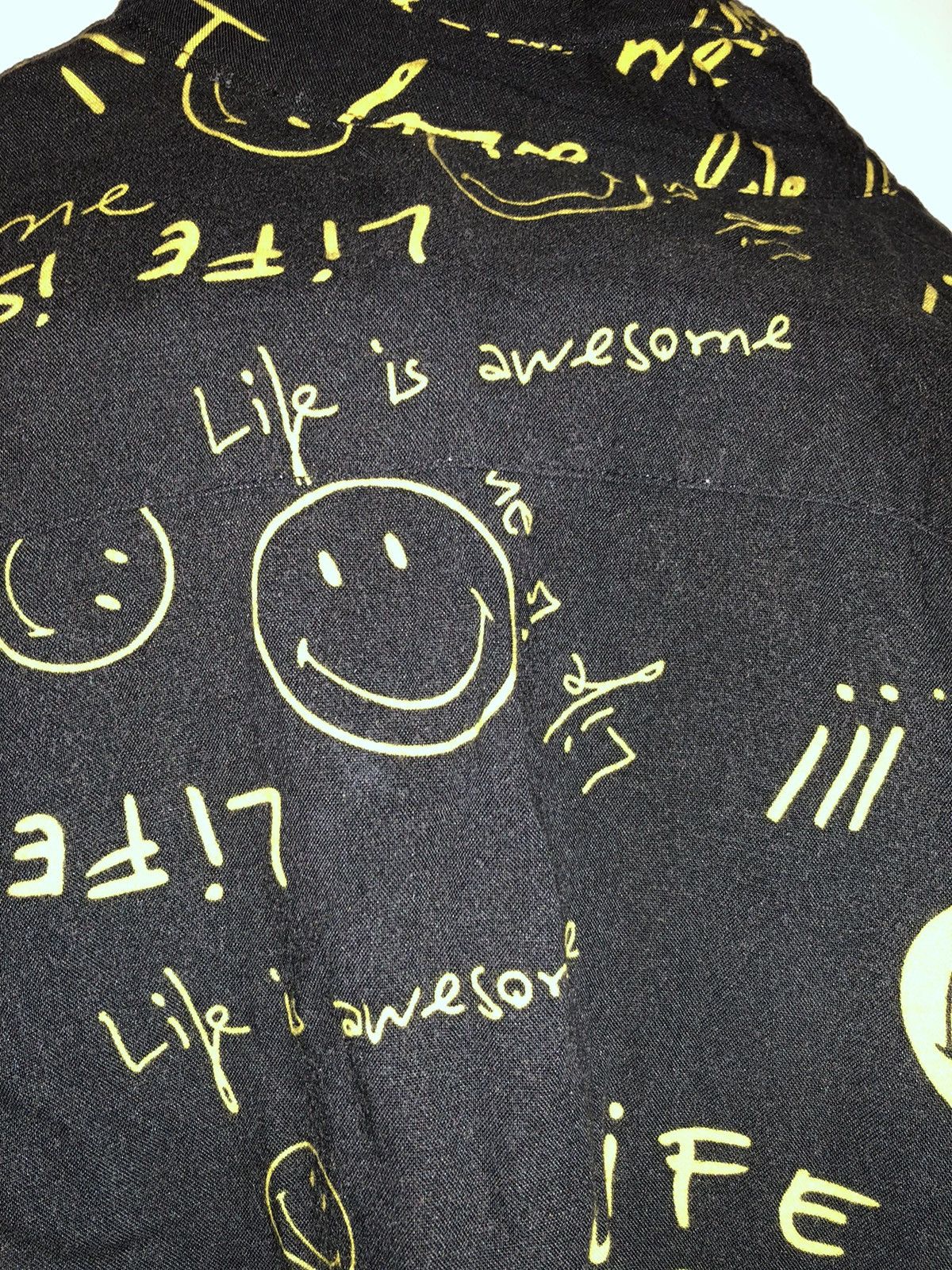 Desigual Black Smiley Shirt Size US M / EU 48-50 / 2 - 5 Thumbnail