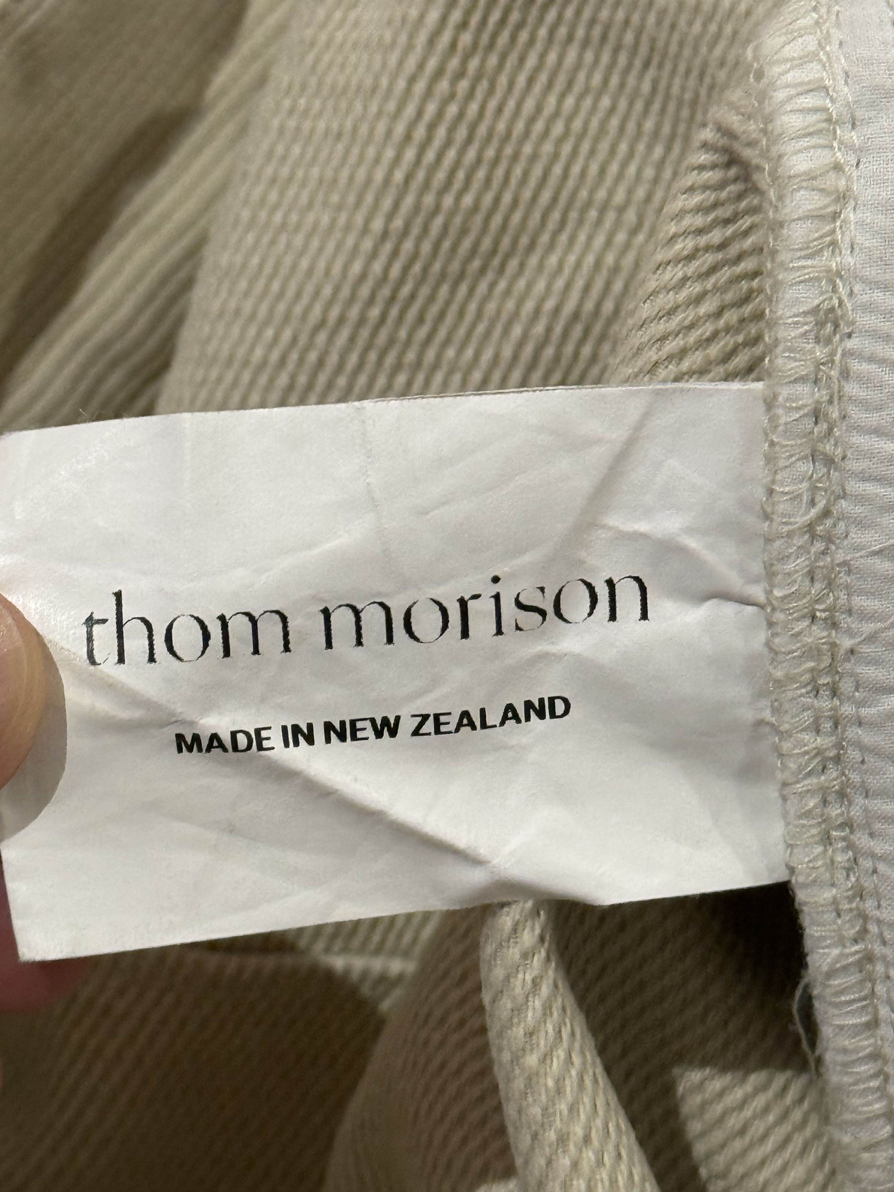 Other 💚 Thom Morison Bedford Pant Cream Small NEW Size US 32 / EU 48 - 15 Thumbnail
