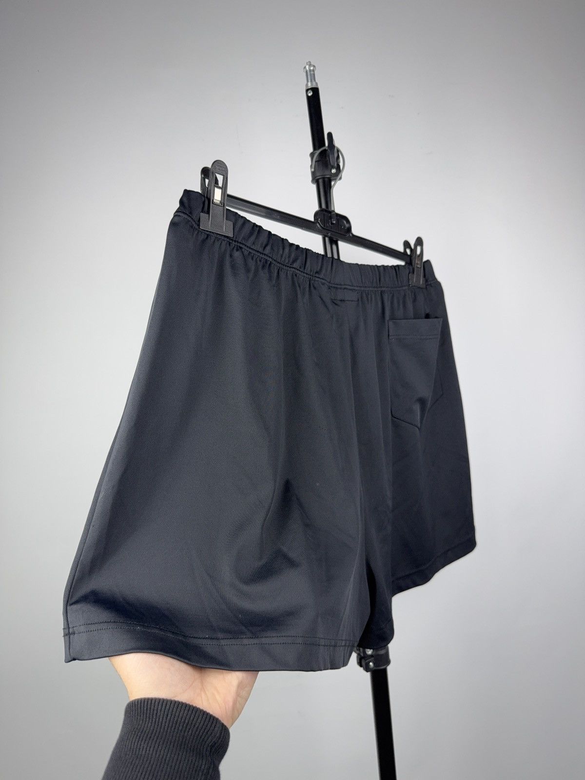 Emporio Armani 90s Retro Emporio Armani Black Swim Shorts Logo Patch L / 52 Size US 36 / EU 52 - 6 Thumbnail