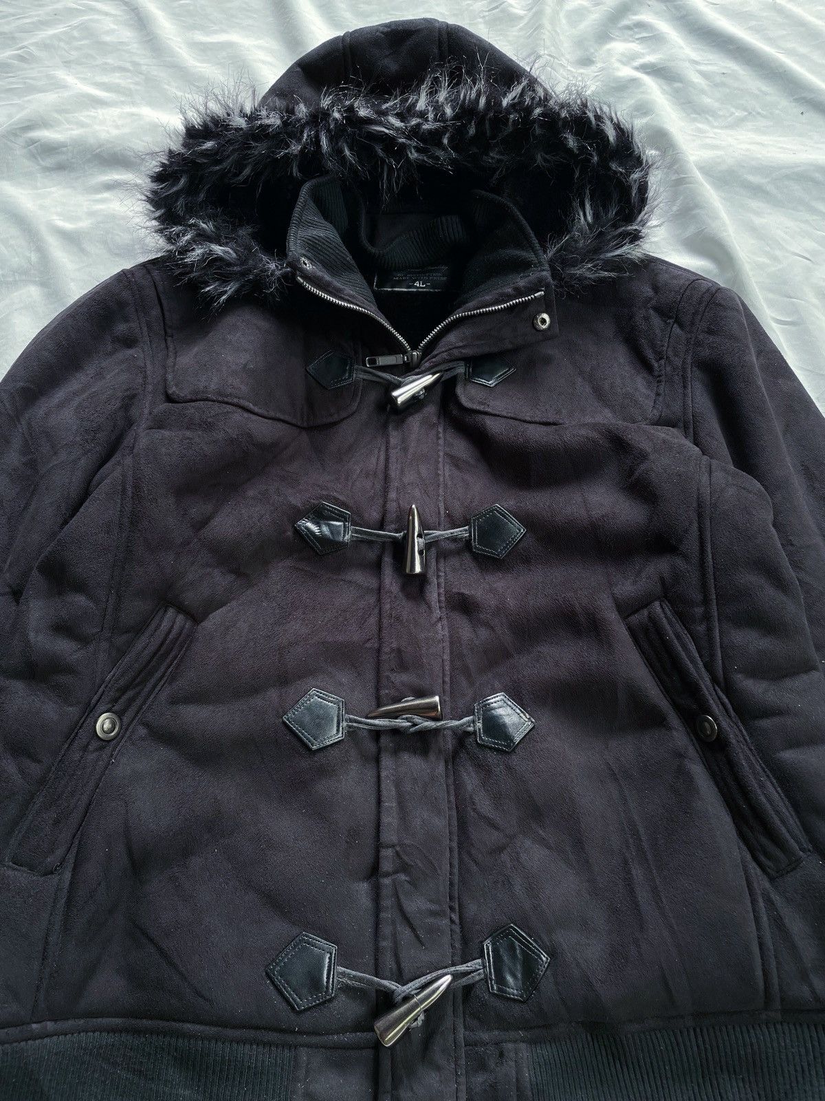14th Addiction JAPANESE ROUSHATTE FAUX FUR ZIP JACKET Size US XL / EU 56 / 4 - 2 Thumbnail