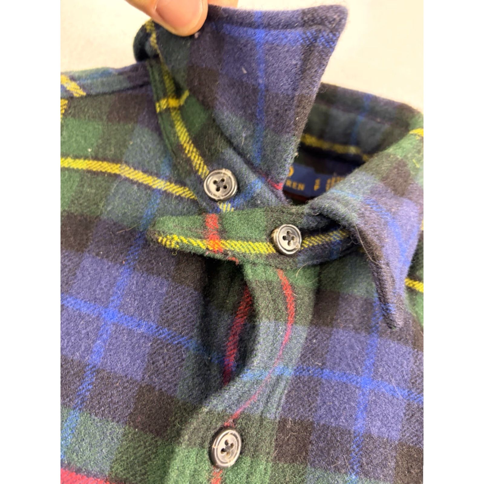Polo Ralph Lauren **Polo Ralph Lauren Men's Small Plaid Wool Button-Up Shirt** User: **Ralph Lauren Men's Small Plaid Wool Button-Up Shirt** Size US S / EU 44-46 / 1 - 6 Thumbnail