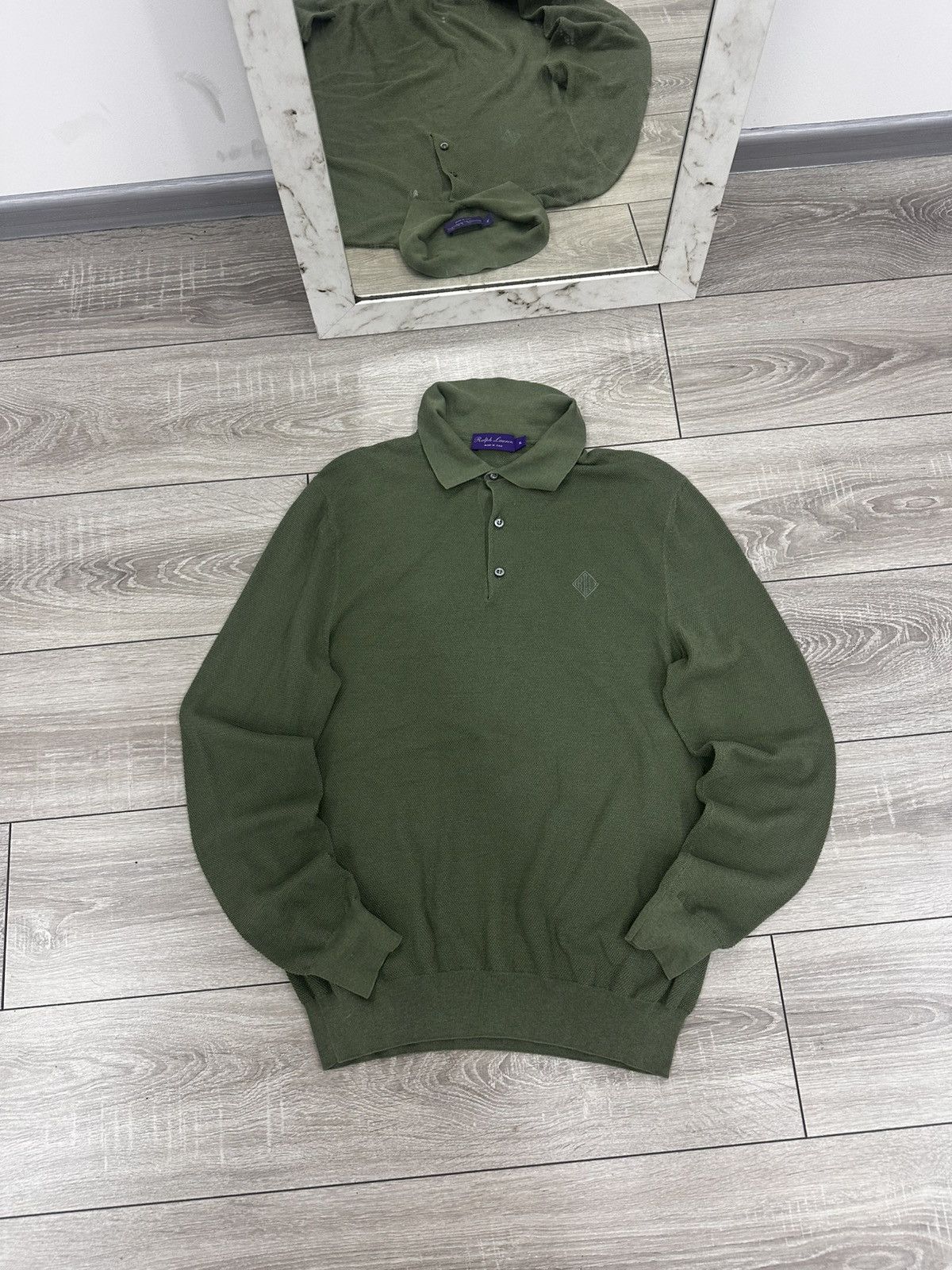 Polo Ralph Lauren Ralph Lauren Purple label LogoSilk and Cotton Polo Shirt Size US XL / EU 56 / 4 - 1 Thumbnail