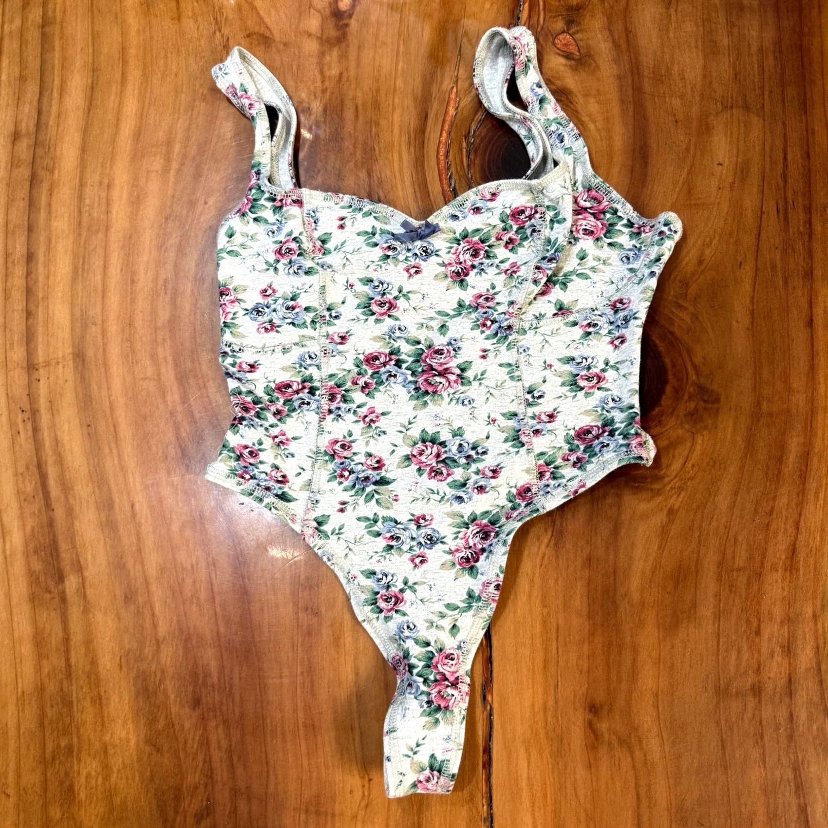 Vintage VINTAGE LA Movers Tank Shirt Large L Women Floral Knit Cotton Sleeveless Scoop Neck 90s Casual Size L / US 10 / IT 46 - 2 Thumbnail