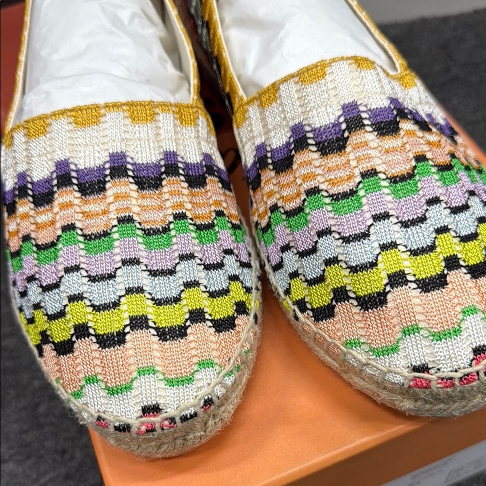 Missoni NWT Missoni Colorful Women's Espadrille sneakers Siz 38 US 8 Size US 8 / IT 38 - 2 Thumbnail