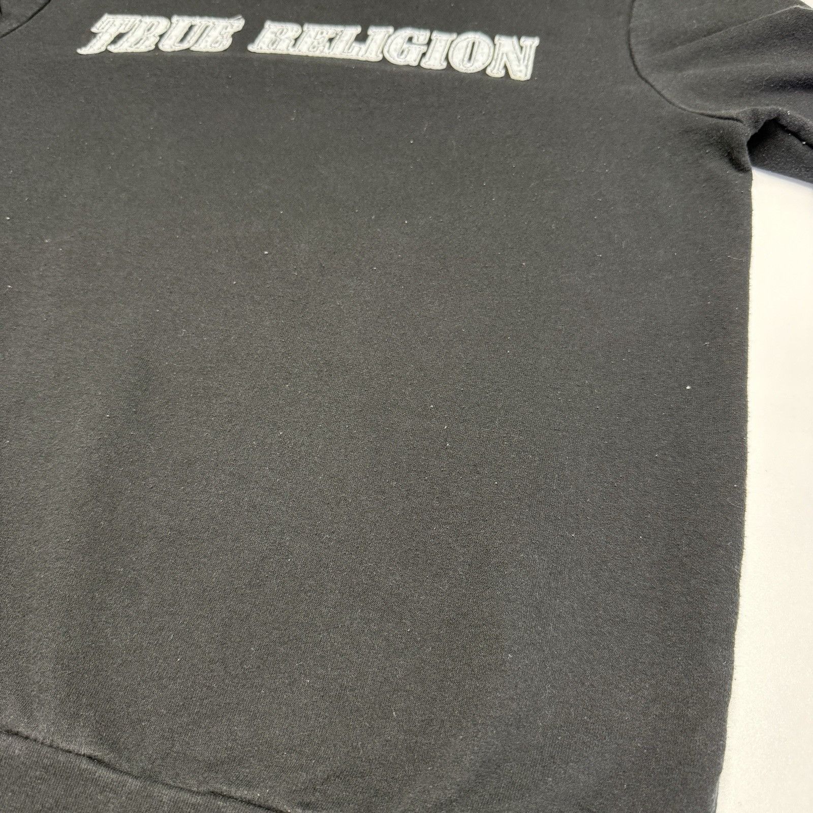 True Religion True Religion Sweatshirt XL 23x28 Black Crew Neck Size US XL / EU 56 / 4 - 7 Thumbnail
