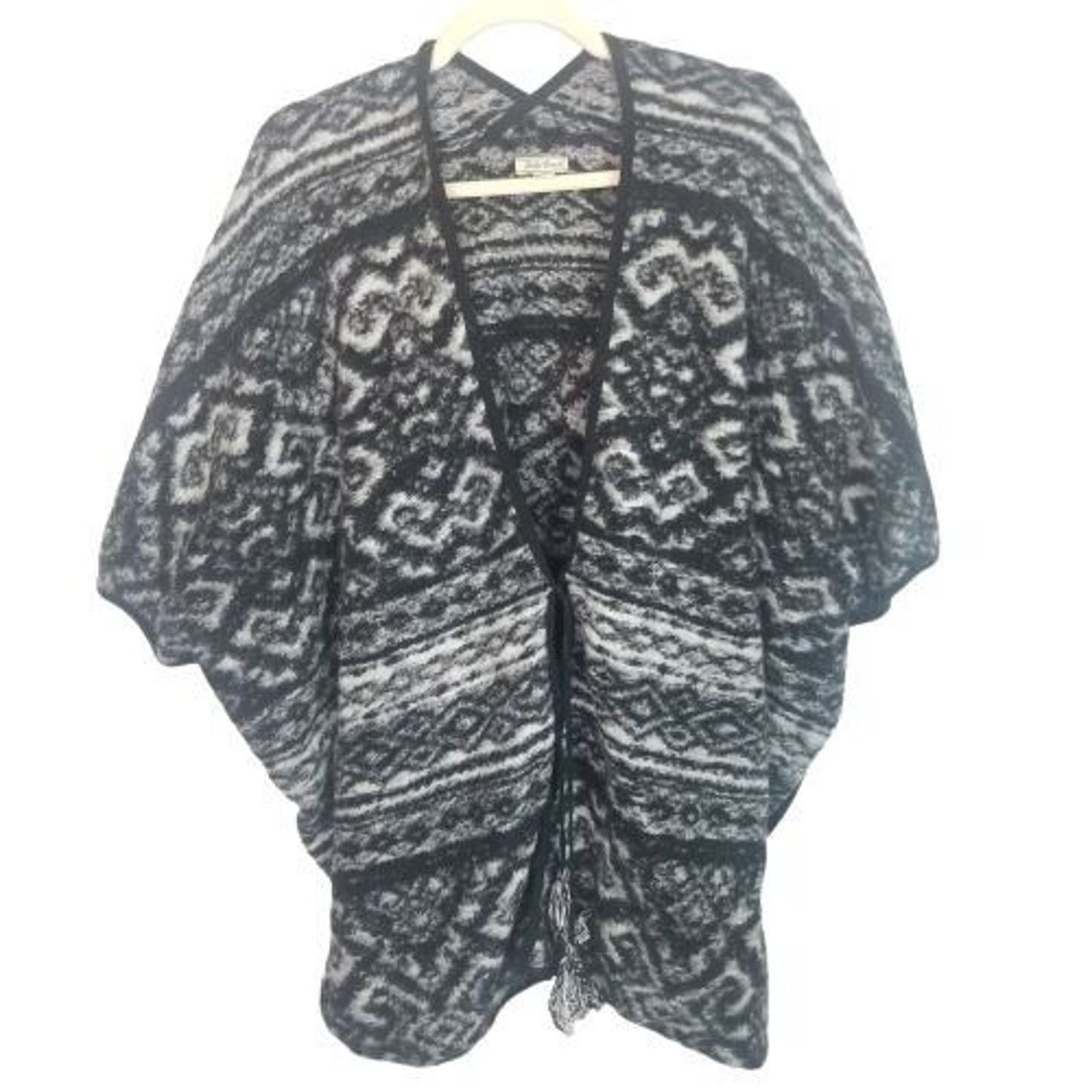 Lucky Brand Lucky Brand Southwestern Poncho Cowgirl Country Western OS Size ONE SIZE - 2 Thumbnail