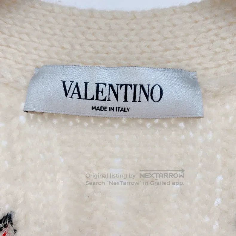 Valentino Valentino Jacquard embroidered knitted cardigan Size M / US 6-8 / IT 42-44 - 5 Thumbnail