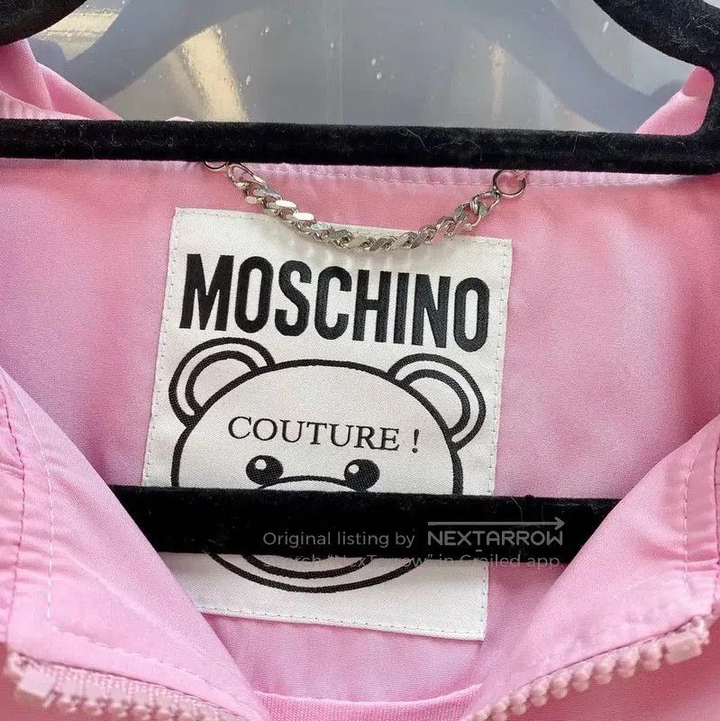 Moschino Moschino Pink Cotton Ladies Hoodie . Size M / US 6-8 / IT 42-44 - 3 Thumbnail