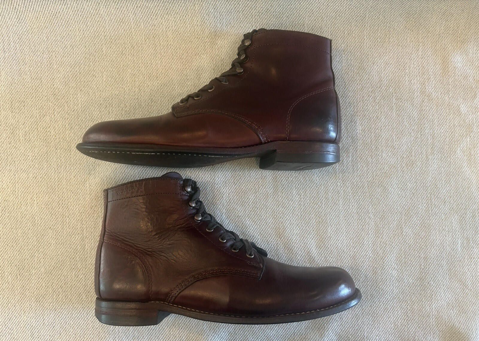 Wolverine Wolverine 1000 Mile Boots 10D W00137 Horween Cordovan No. 8 Size US 10 / EU 43 - 3 Thumbnail
