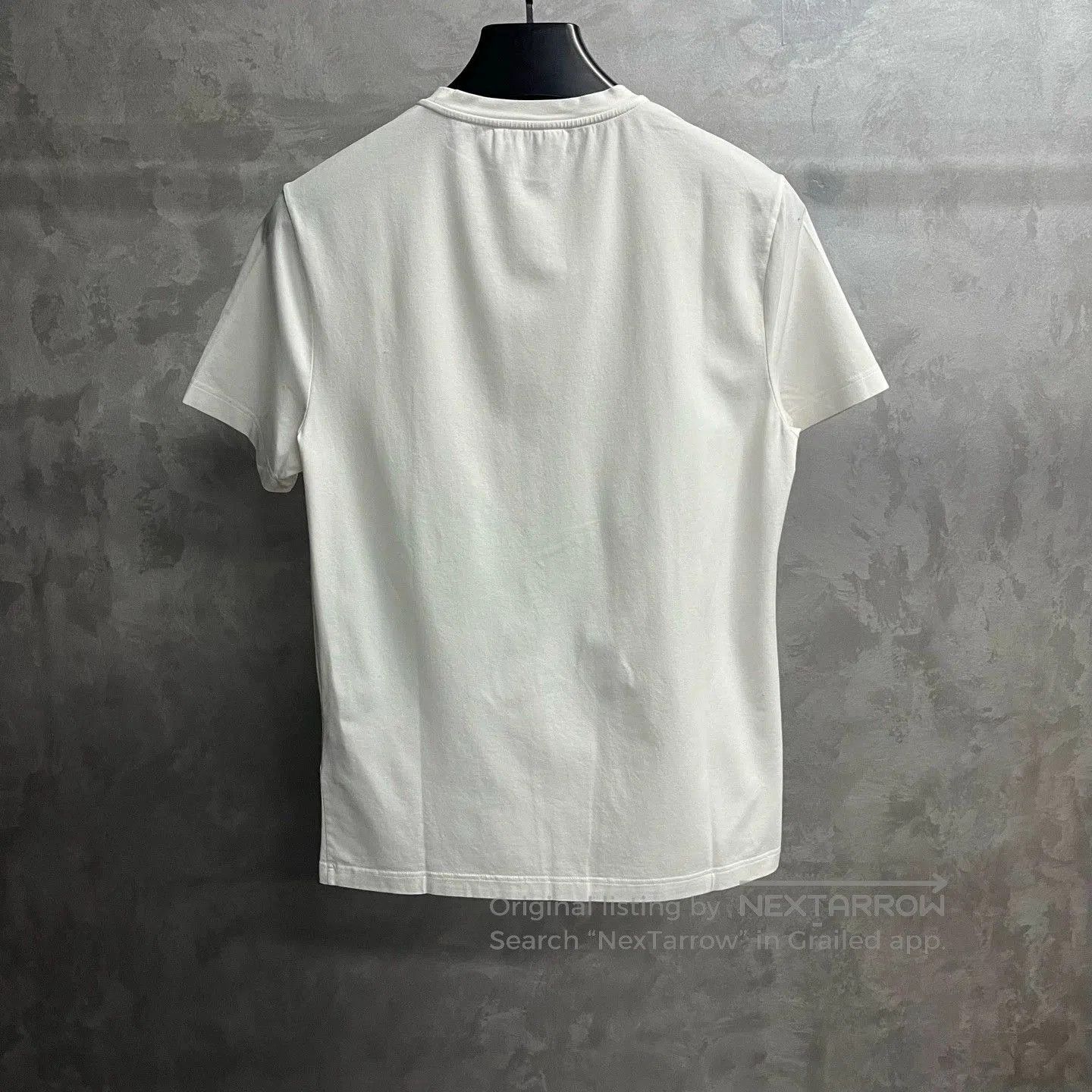 Prada prada white logo short sleeve t-shirt. Size US M / EU 48-50 / 2 - 5 Thumbnail