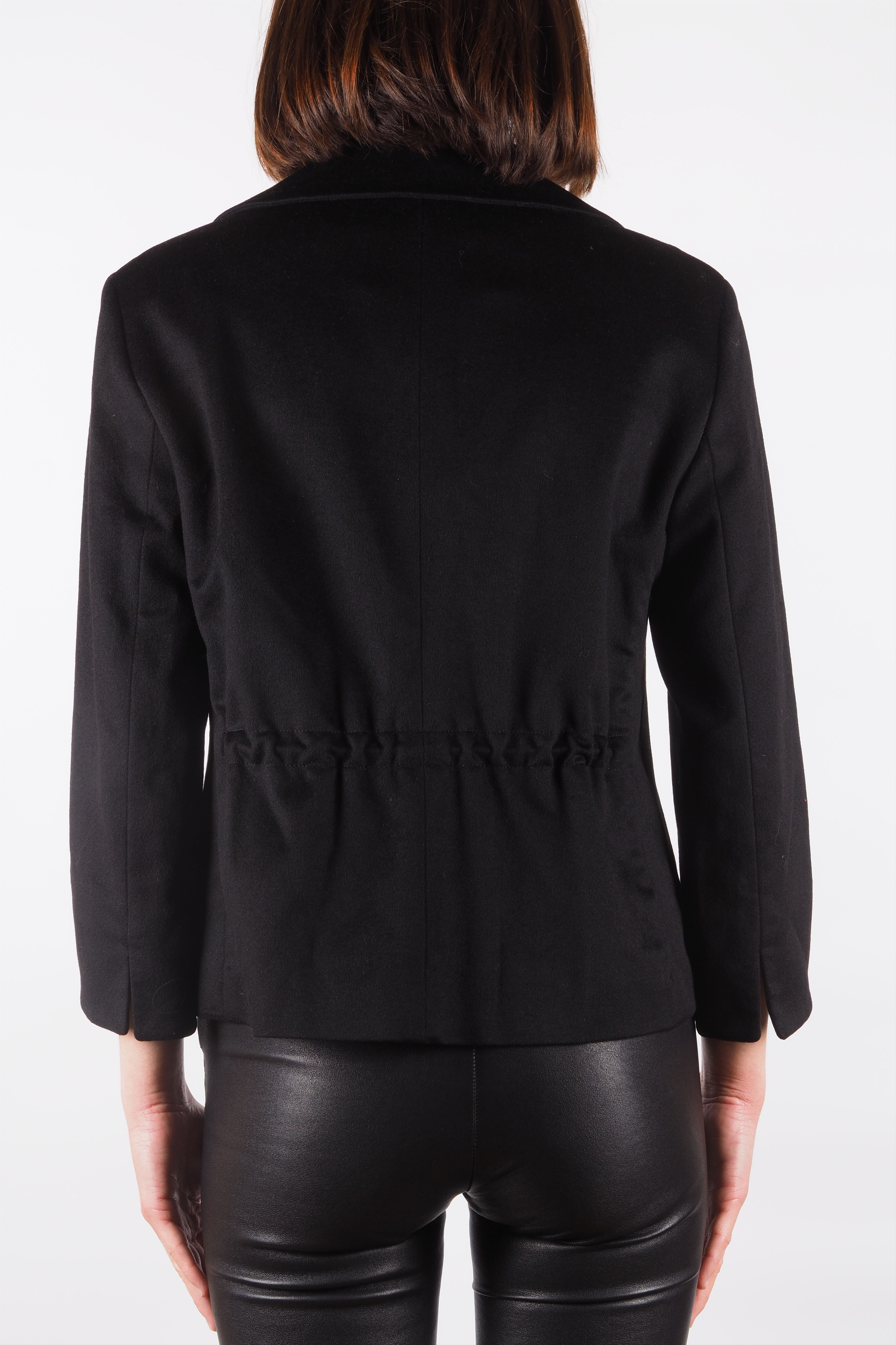 Akris Akris Wool Angora Black Blazer Jacket Size M / US 6-8 / IT 42-44 - 3 Thumbnail