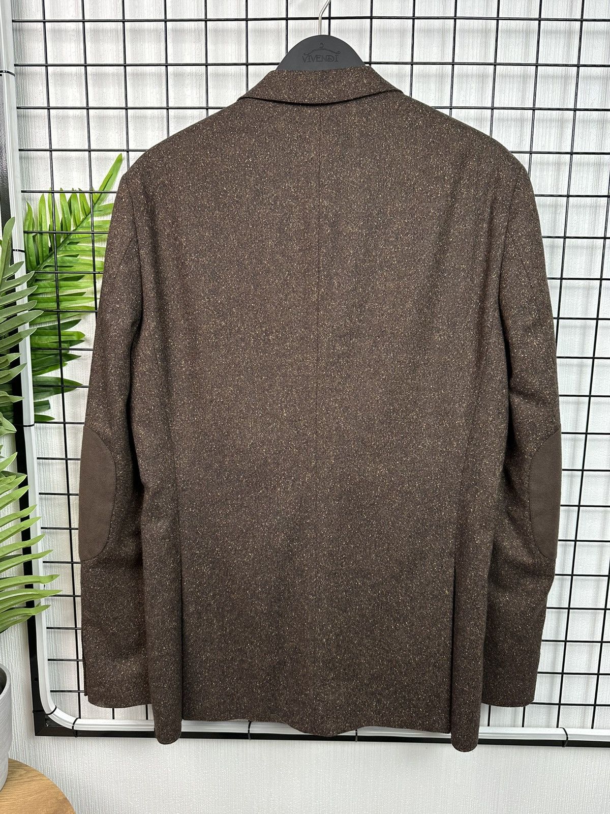 Hugo × Hugo Boss Hugo Boss luxury blazer jacket Men 40L size Brown L XL Size 40L - 15 Thumbnail