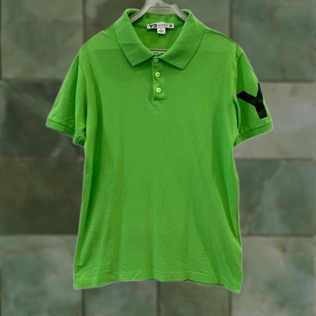 Yohji Yamamoto YOHJI YAMAMOTO POUR HOMME White Polo Shirt 90's