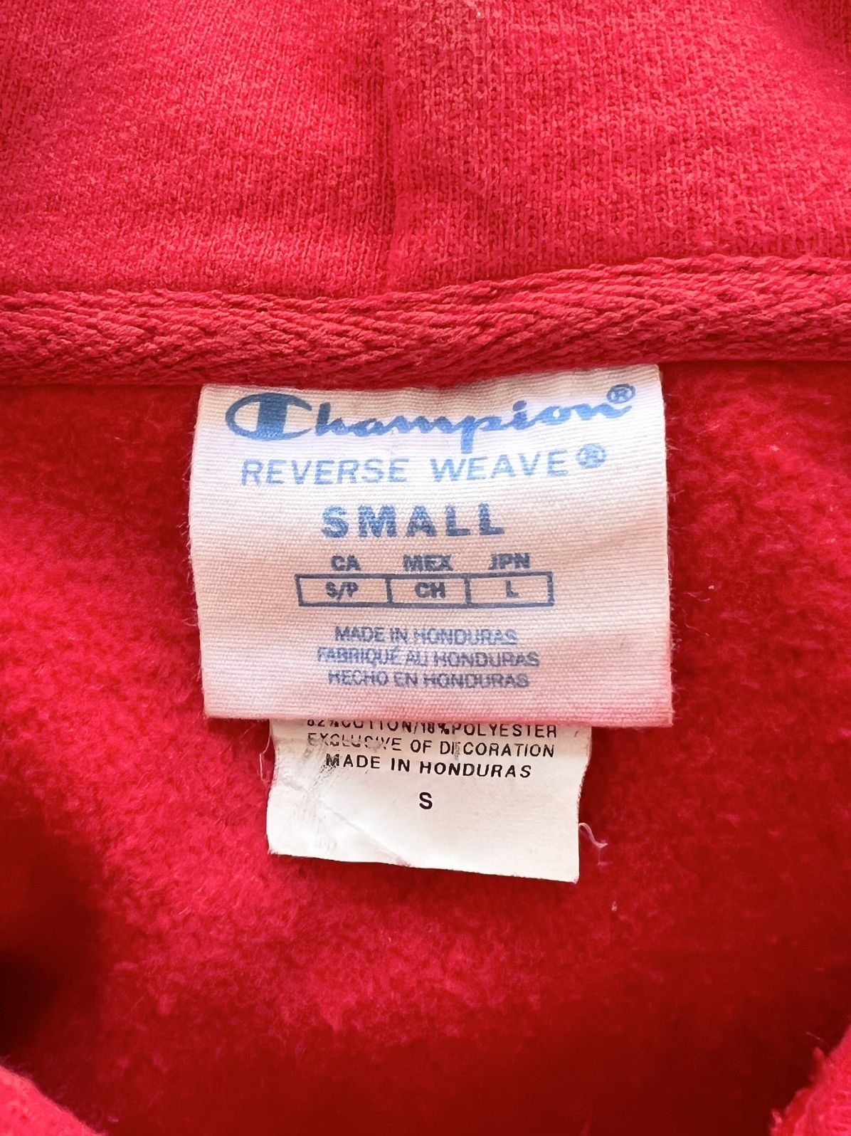 Champion Champion Reverse Weave Hoodie in Red Size S Size US S / EU 44-46 / 1 - 3 Thumbnail