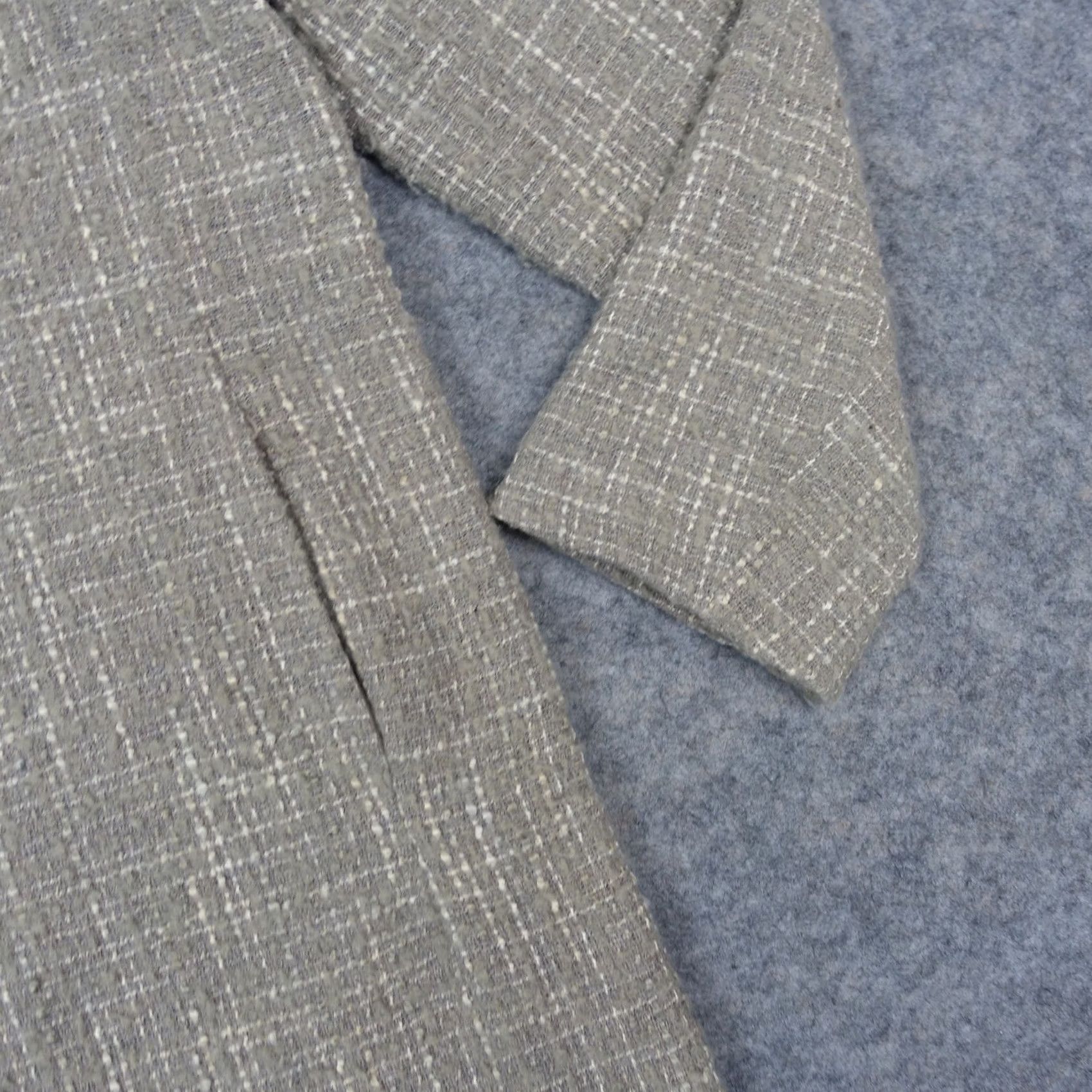 Vintage Prologue Coat Womens Small Beige Grey Overcoat 3 Button Long Trench Wool Tweed Coat S Ladies Womens Size S / US 4 / IT 40 - 4 Thumbnail