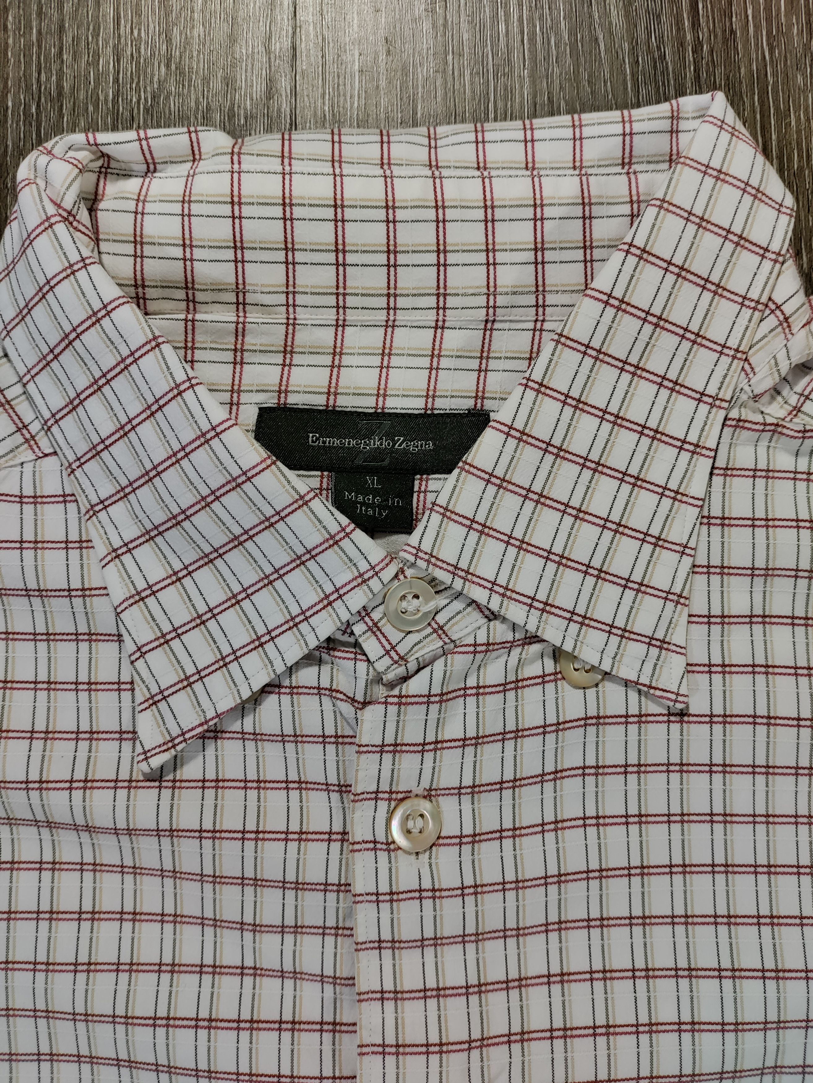 Ermenegildo Zegna Ermenegildo Zegna Mens Shirt Size US XL / EU 56 / 4 - 2 Thumbnail