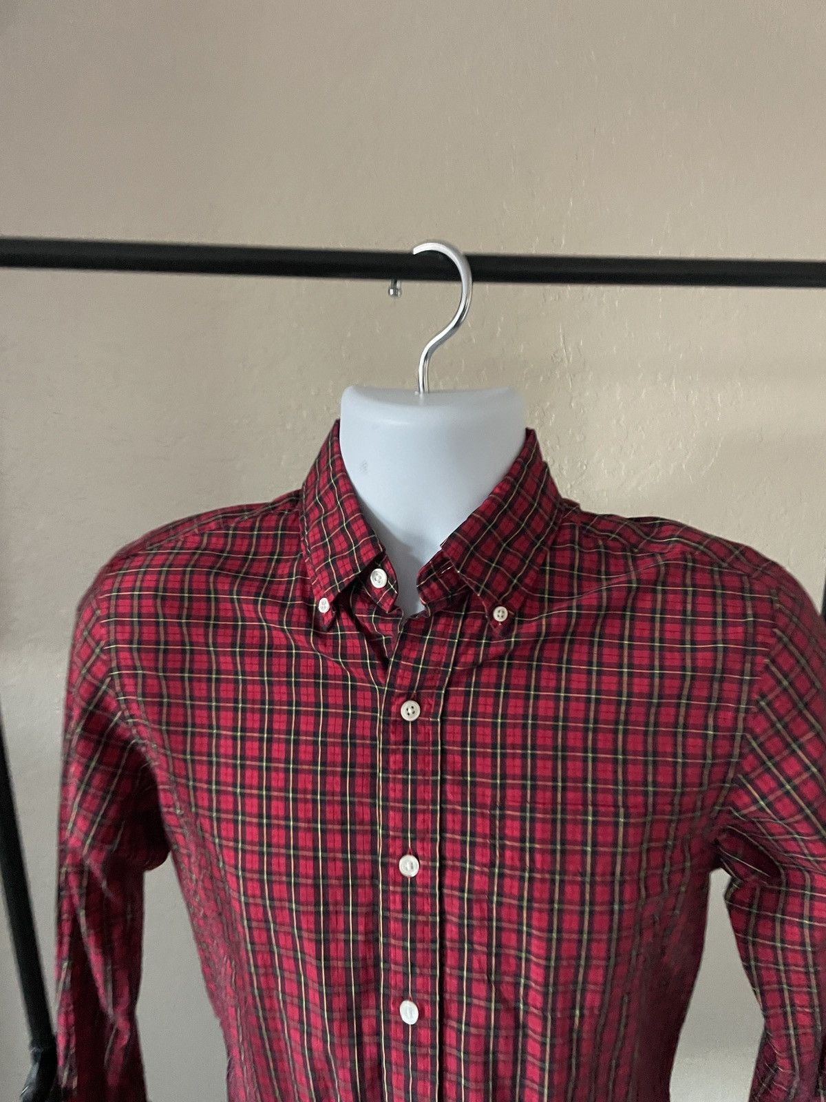 Rugby Ralph Lauren Red Tartan Plaid button down shirt Size US XS / EU 42 / 0 - 2 Thumbnail