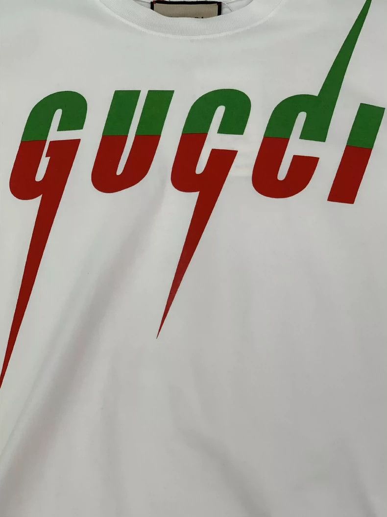 Gucci Gucci Logo printed round-neck short-sleeved T-shirt 2503-Ne Size US XS / EU 42 / 0 - 2 Thumbnail
