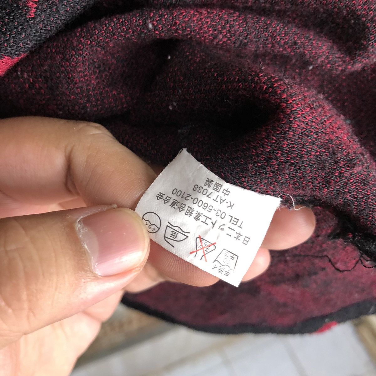 Homespun Knitwear × Japanese Brand Nao Red Knitwear #A954 Size S / US 4 / IT 40 - 10 Thumbnail