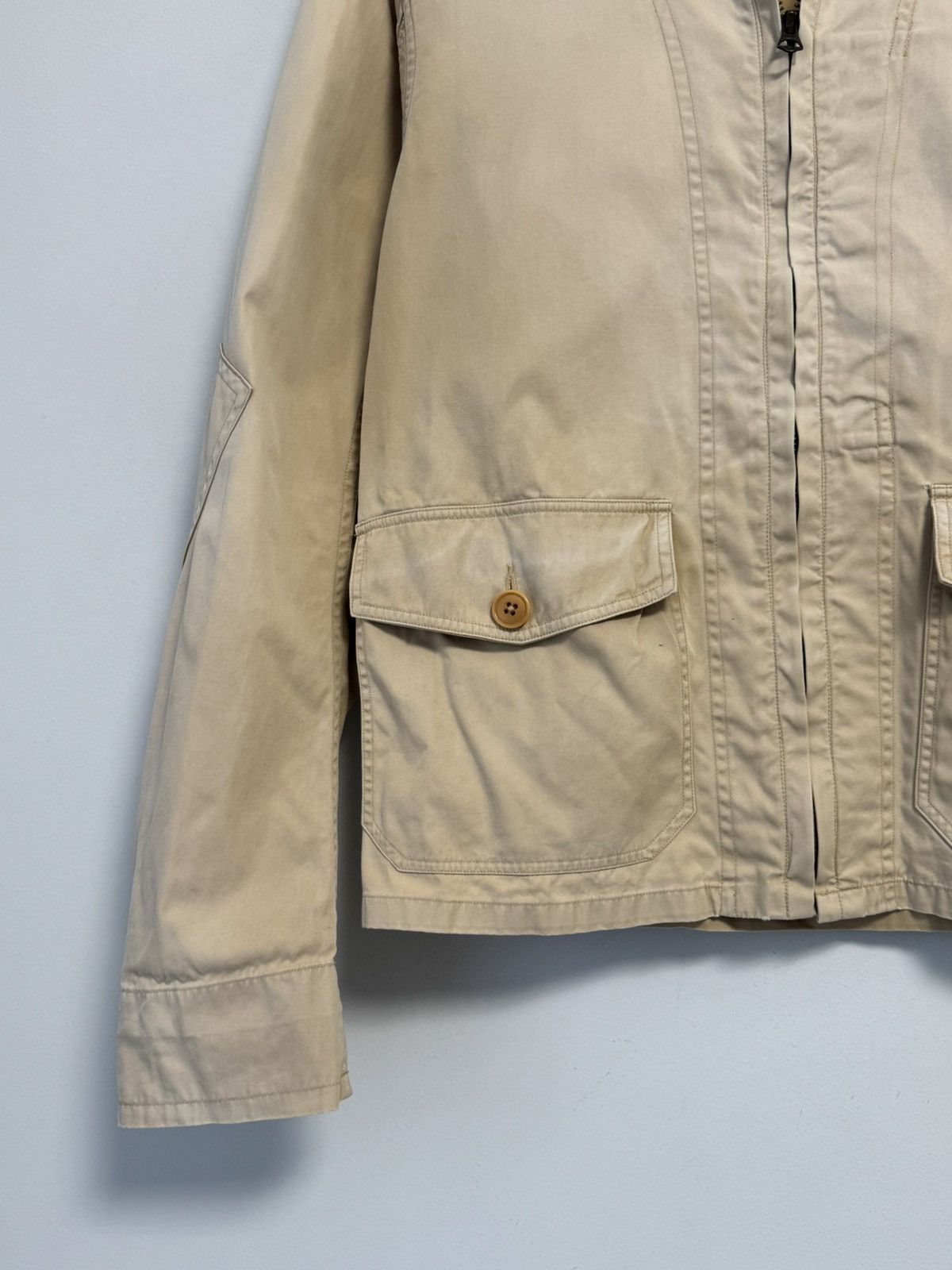 Polo Ralph Lauren Polo Ralph Lauren Beige Zip Jacket Lightweight Casual Size S / US 4 / IT 40 - 5 Thumbnail