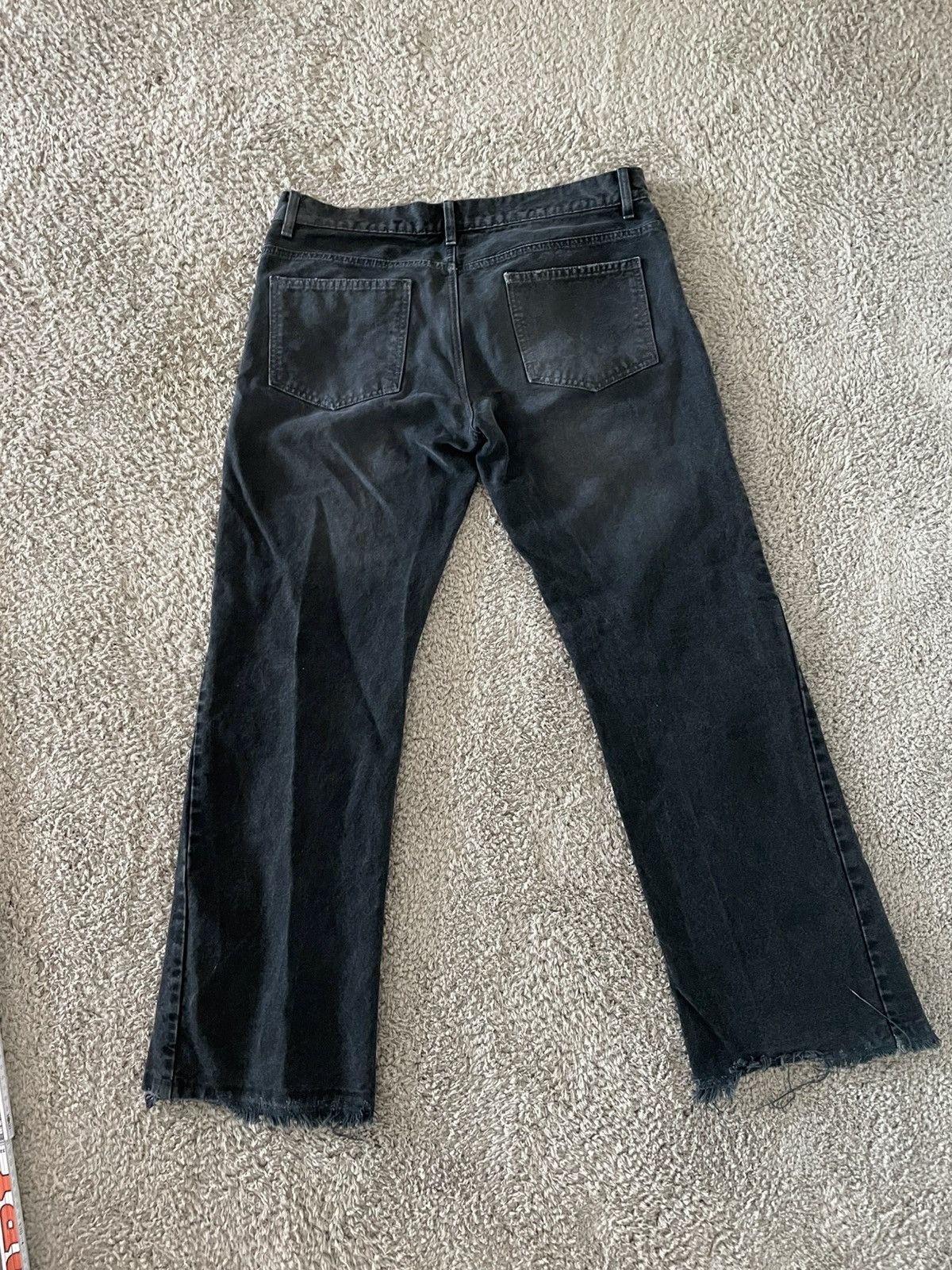 MOOJIMOOJIUS CLASSIC 5 POCKET BOOT LEG DENIM AGED BLACK Size US 31 - 4 Thumbnail