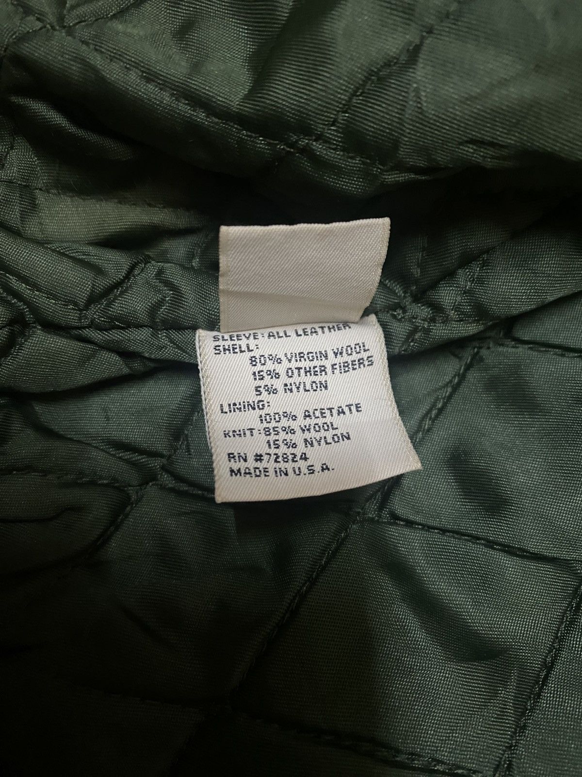 Golden Bear Vintage 80s Bear USA Sleeve Leather Varsity Jacket Size US XL / EU 56 / 4 - 12 Thumbnail