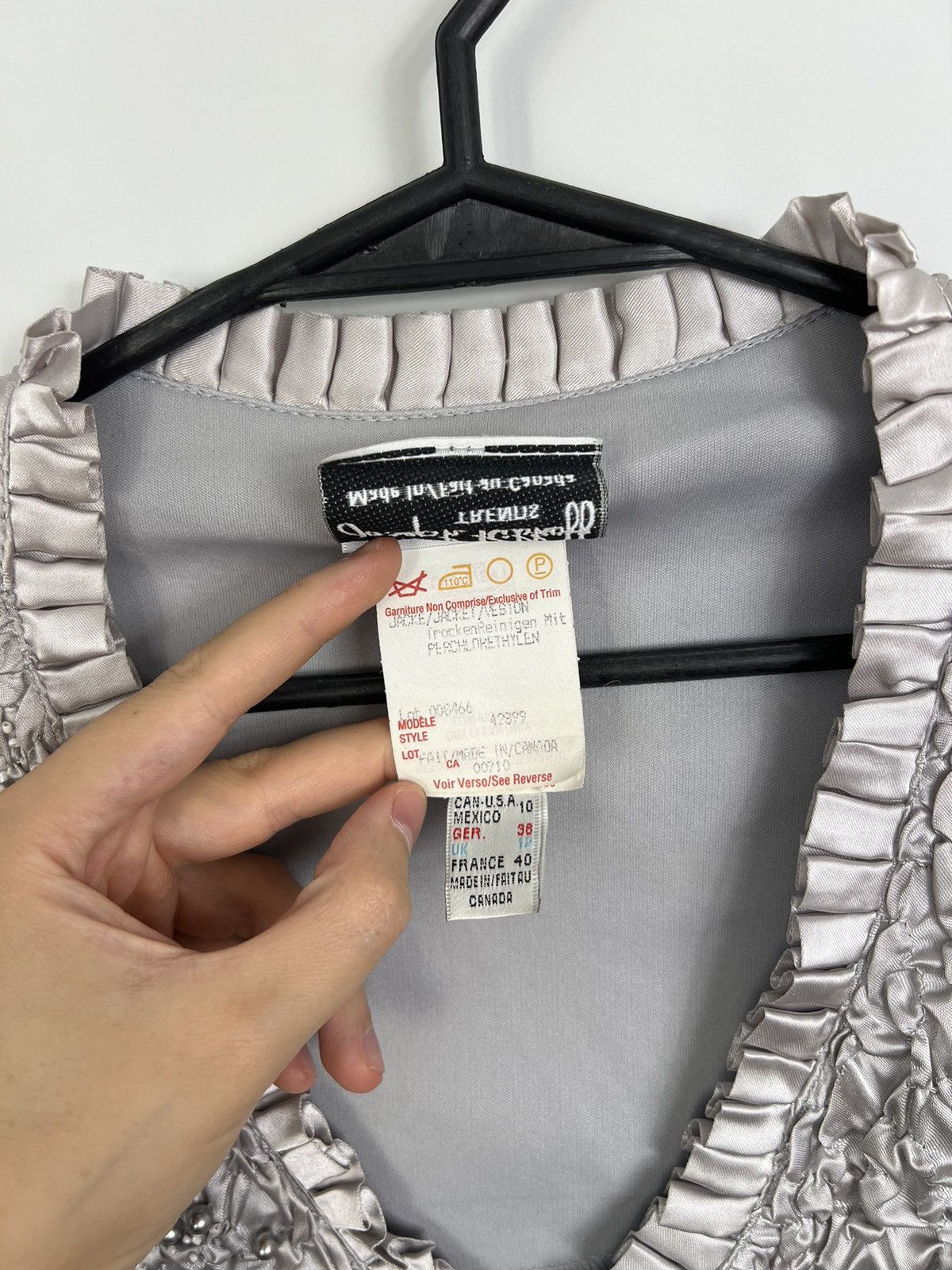 Joseph Ribkoff Jacket Joseph Ribkoff y2k avant garde Size M / US 6-8 / IT 42-44 - 5 Thumbnail