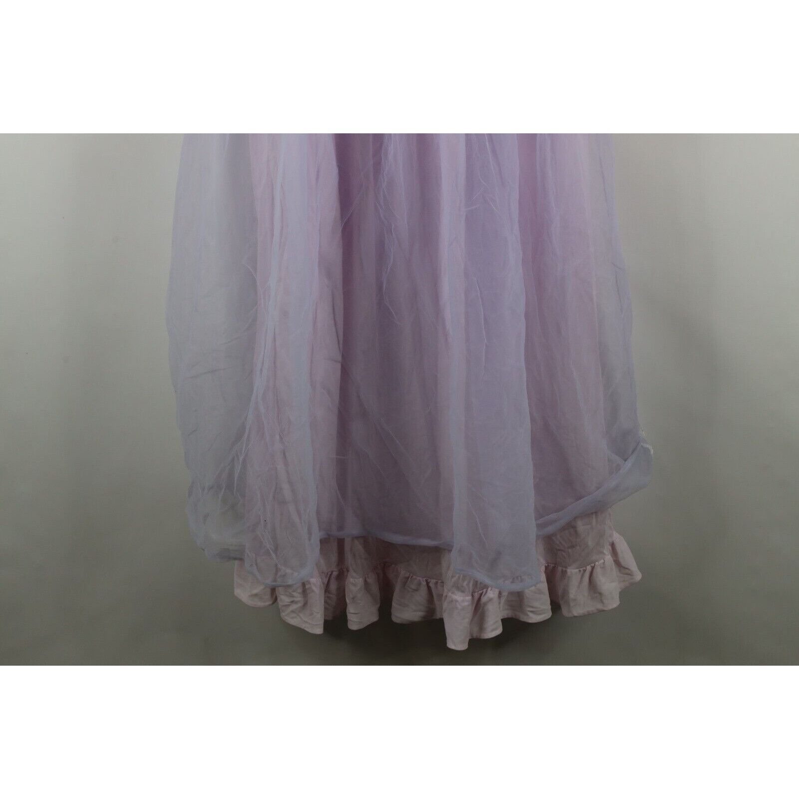 Vintage Vintage 60s 70s Baby Doll Chiffon Lace Flower Night Gown Size M / US 6-8 / IT 42-44 - 21 Thumbnail