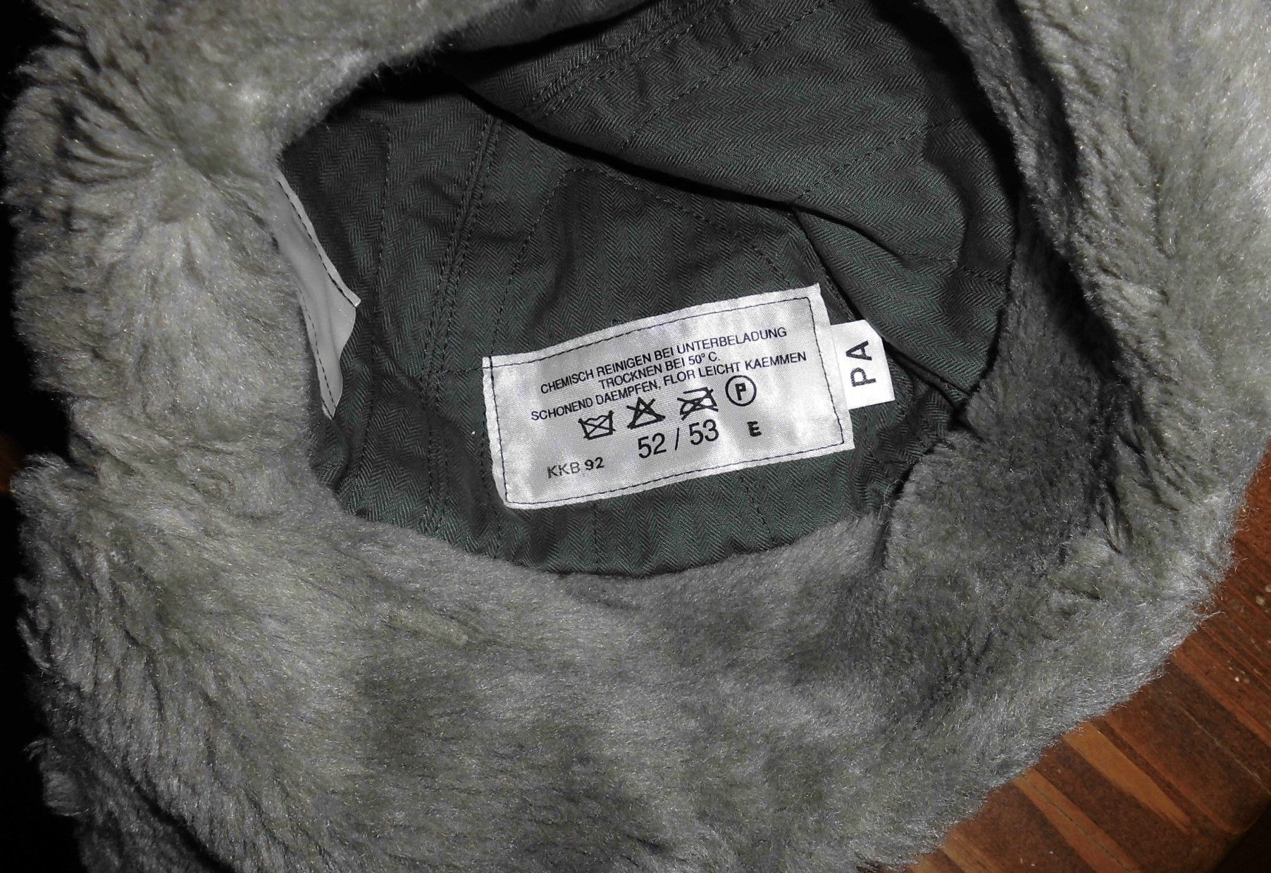 Vintage Vintage Swiss Army ushanka hat "Schneemütze-57" Size ONE SIZE - 8 Thumbnail