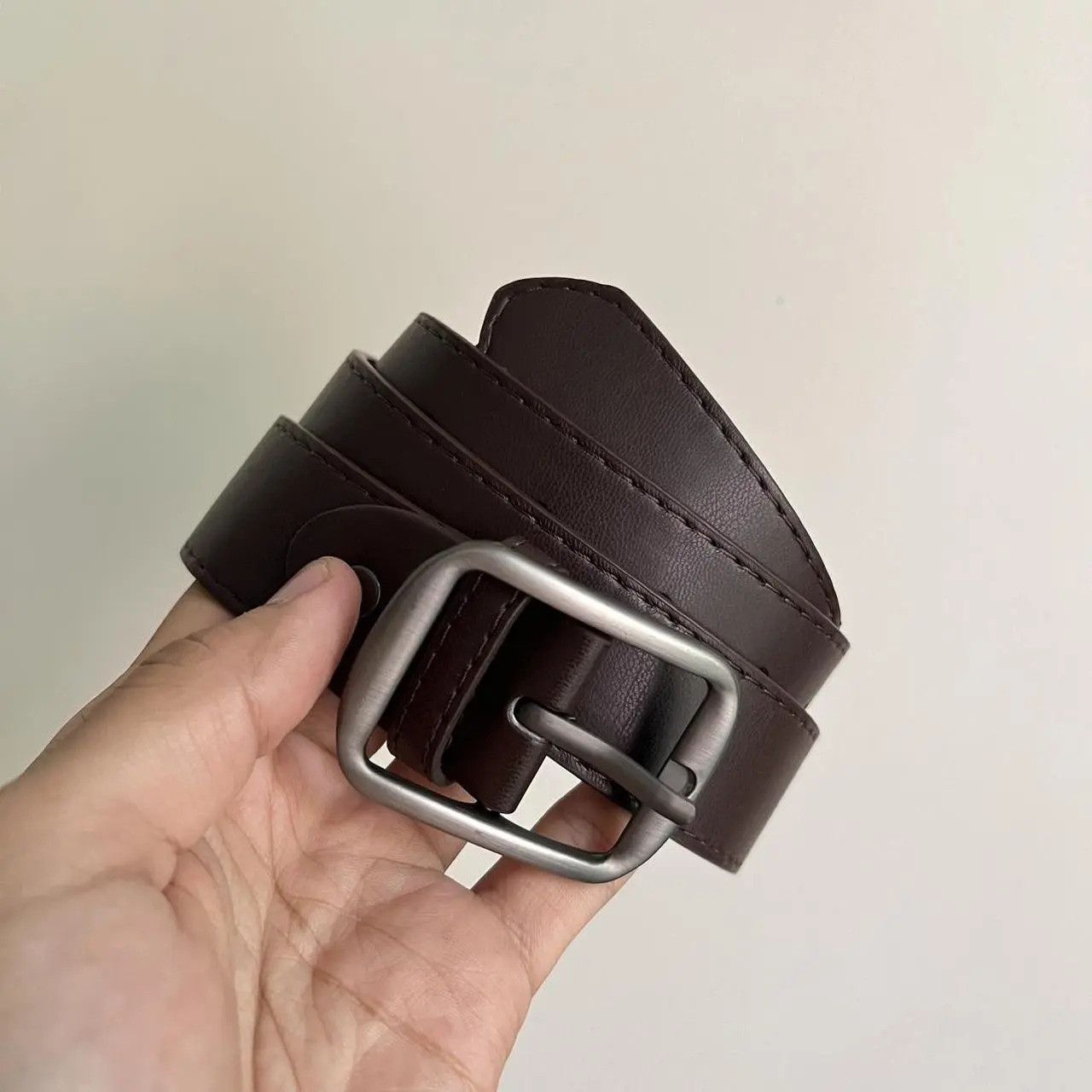 Jewelry vintage brown american western simple design belt Size ONE SIZE - 3 Thumbnail