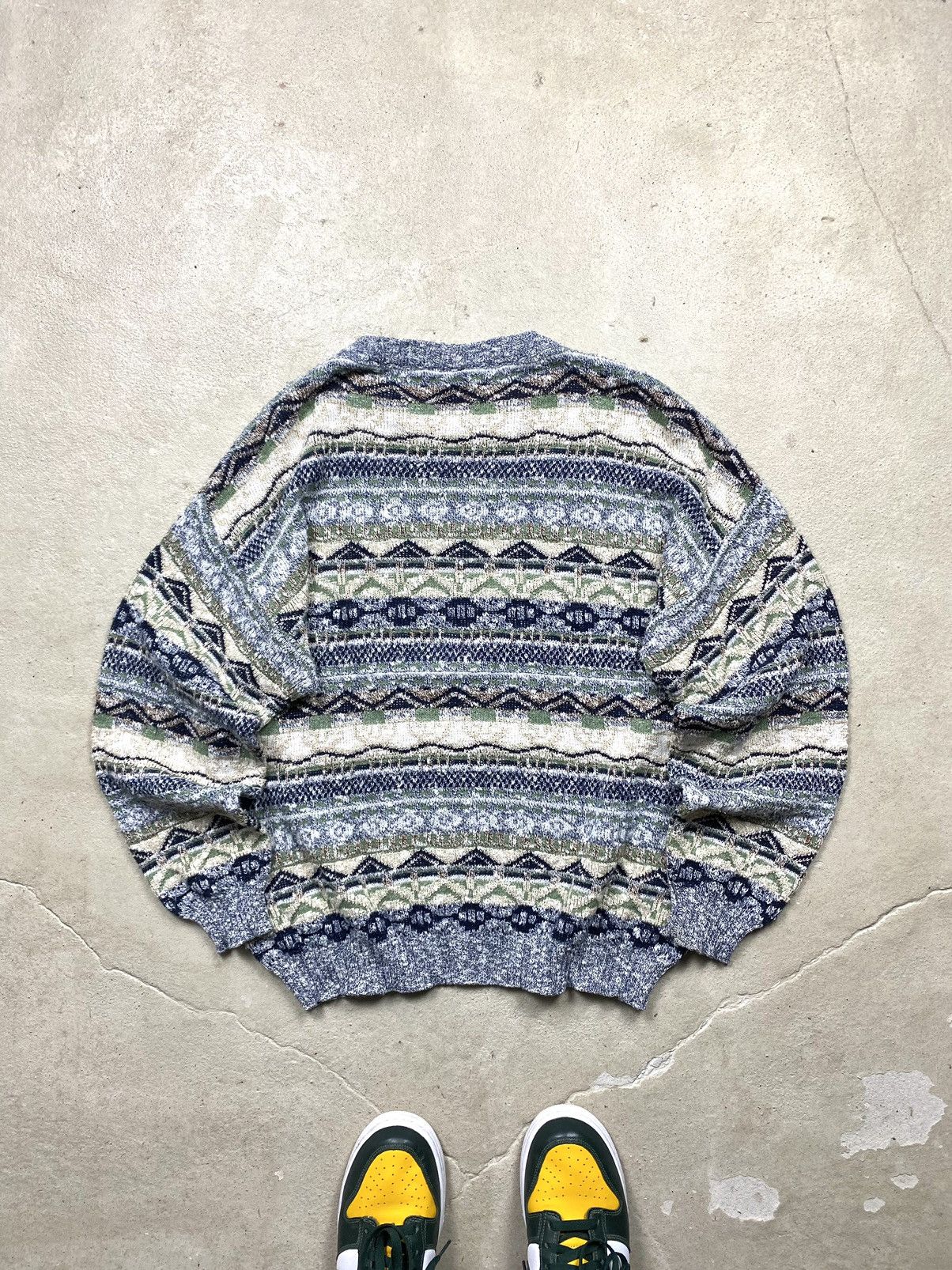 Coogi 90’s Japan Knit Striped Sweater Coogi style Carlo Colucci Size US M / EU 48-50 / 2 - 11 Thumbnail